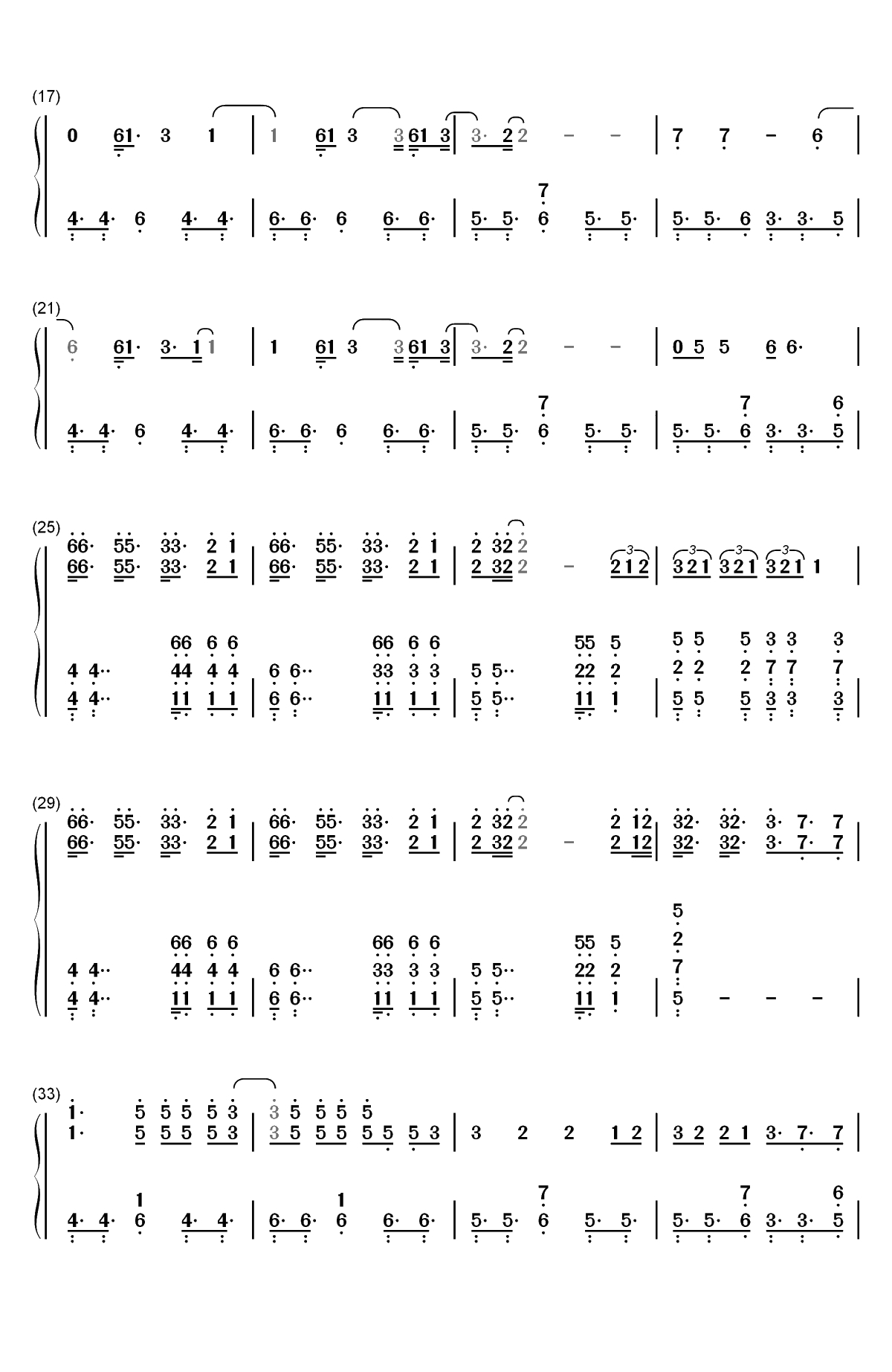 Boy With Luv-BTS和Halsey双手简谱预览2