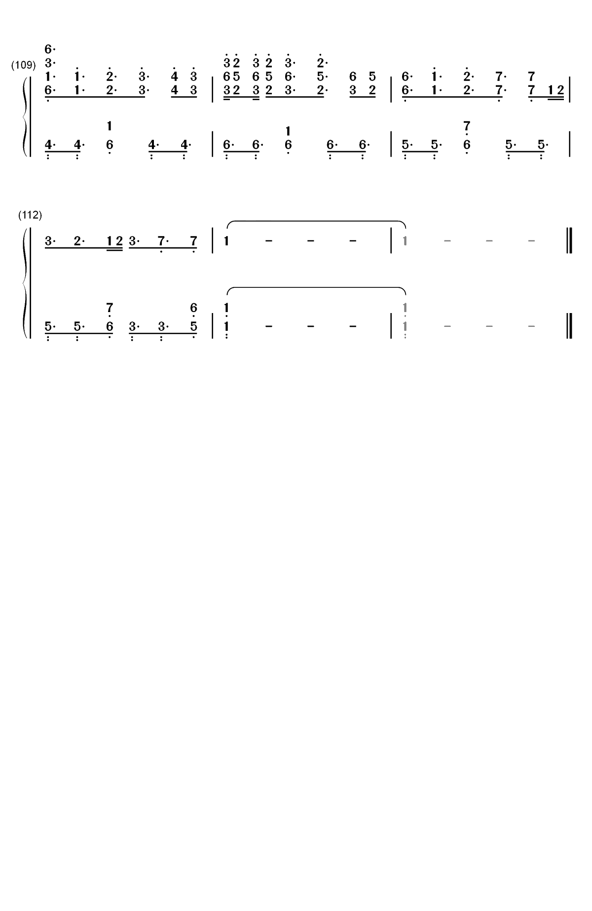 Boy With Luv-BTS和Halsey双手简谱预览7