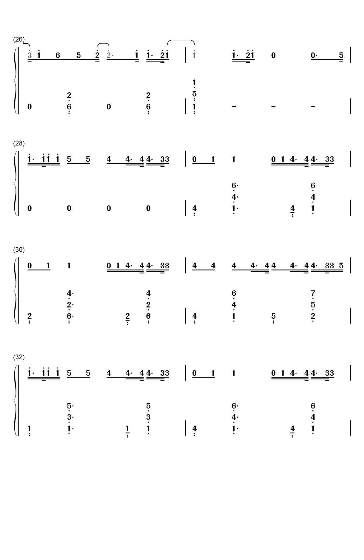 Drugs and The Internet-Lauv双手简谱预览3