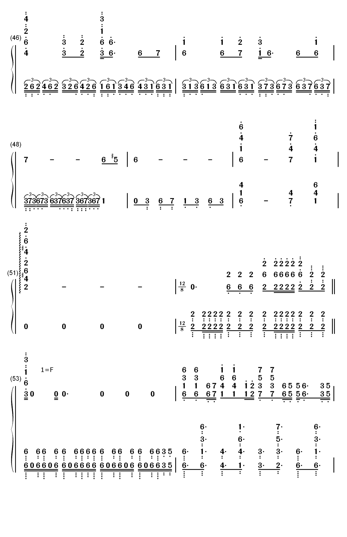 Hes a Pirate-完美版-加勒比海盗双手简谱预览6