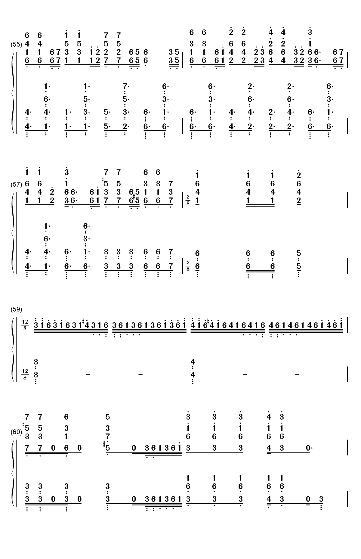 Hes a Pirate-完美版-加勒比海盗双手简谱预览7