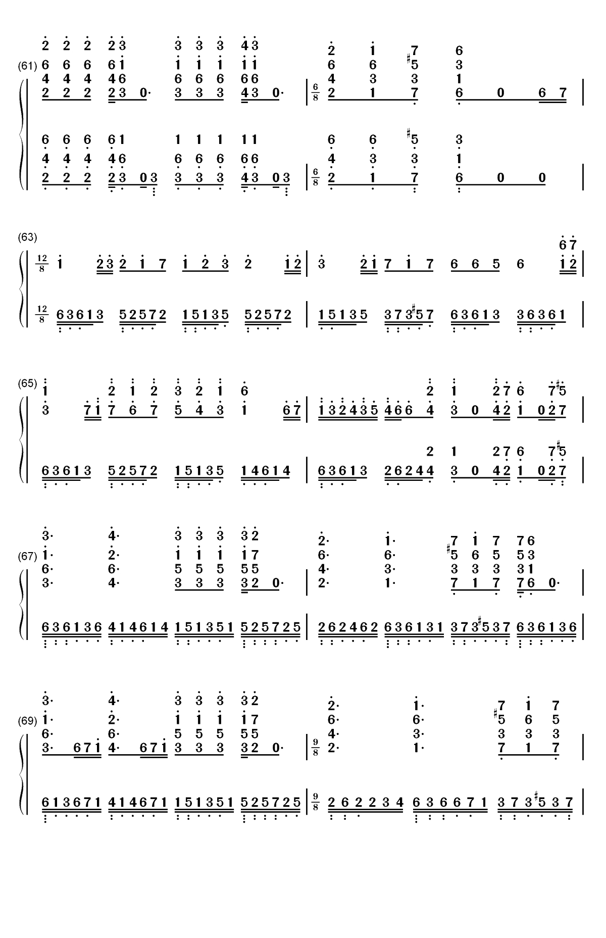 Hes a Pirate-完美版-加勒比海盗双手简谱预览8