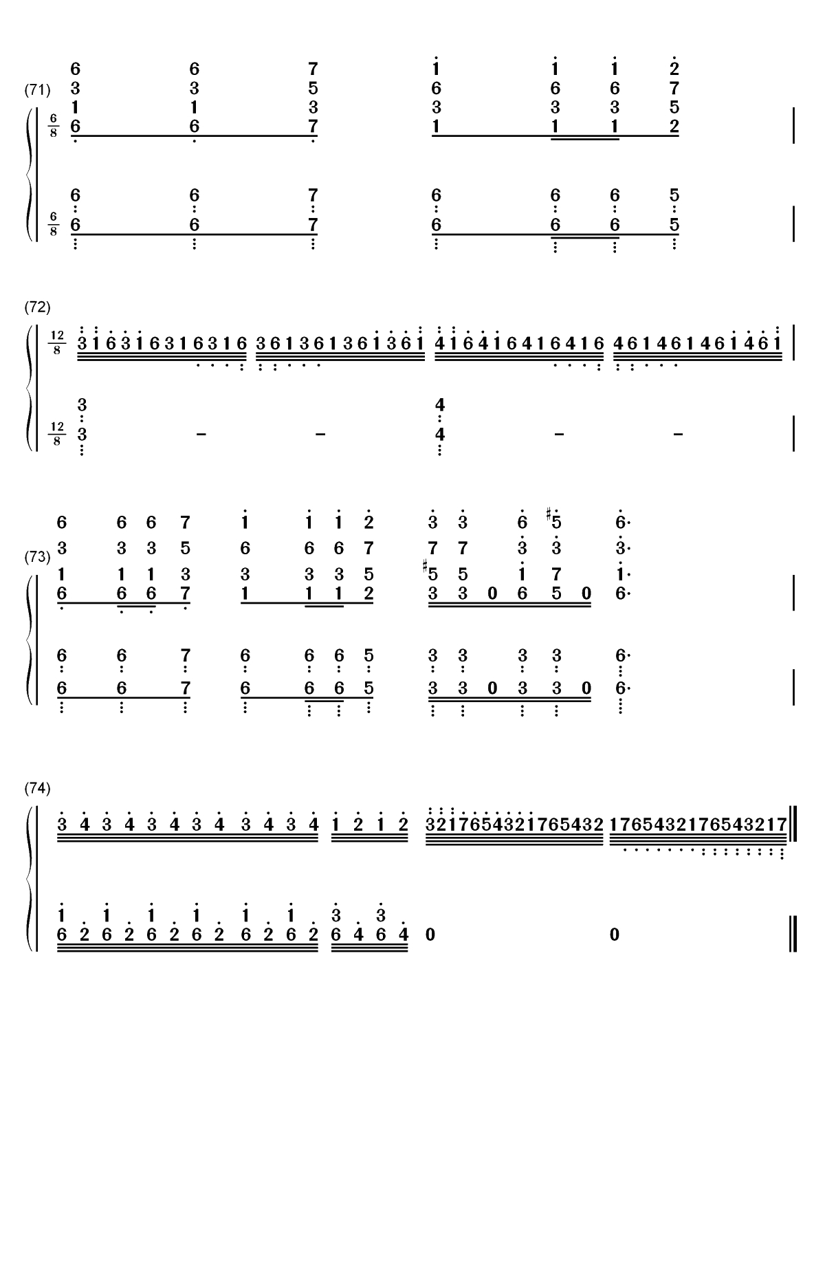 Hes a Pirate-完美版-加勒比海盗双手简谱预览9