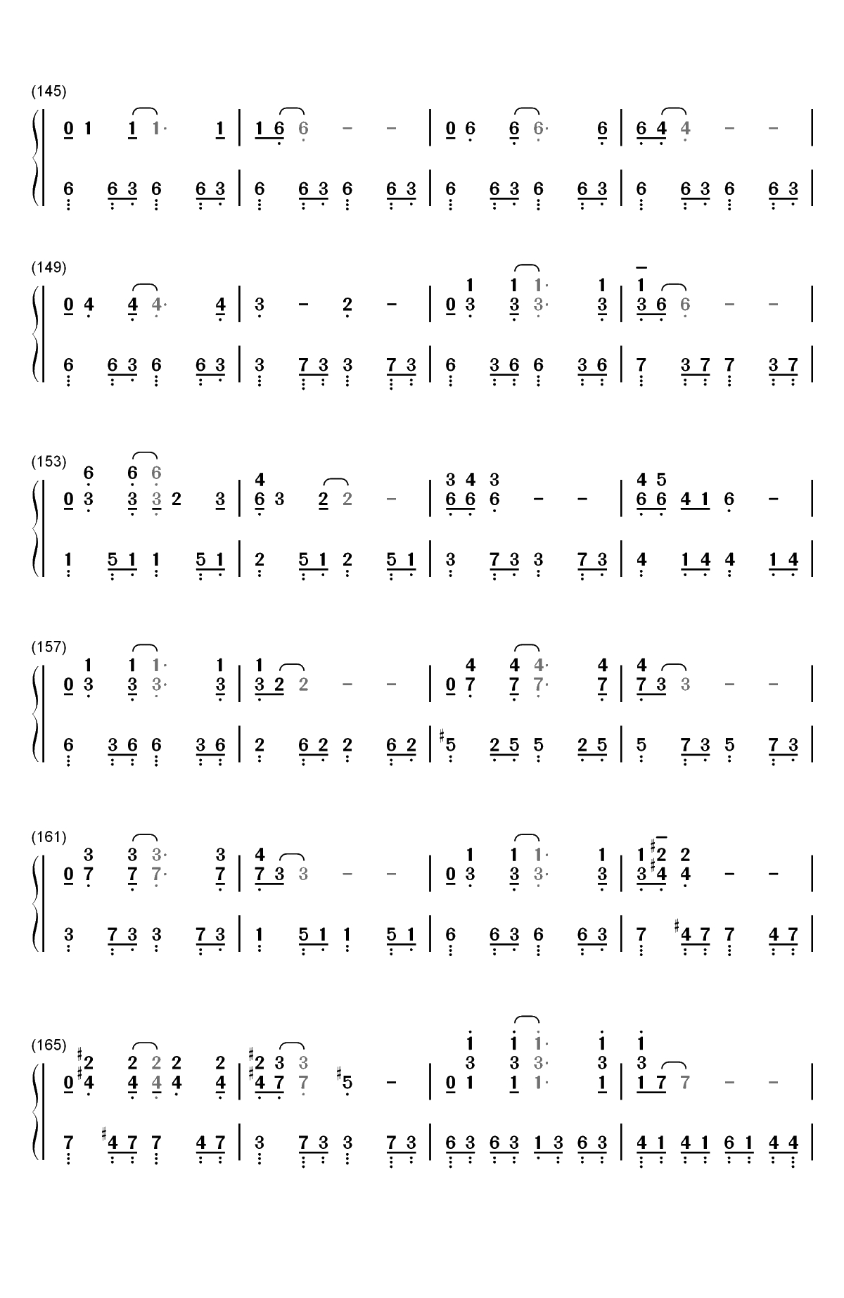 The Night King-权力的游戏第八季OST双手简谱预览8