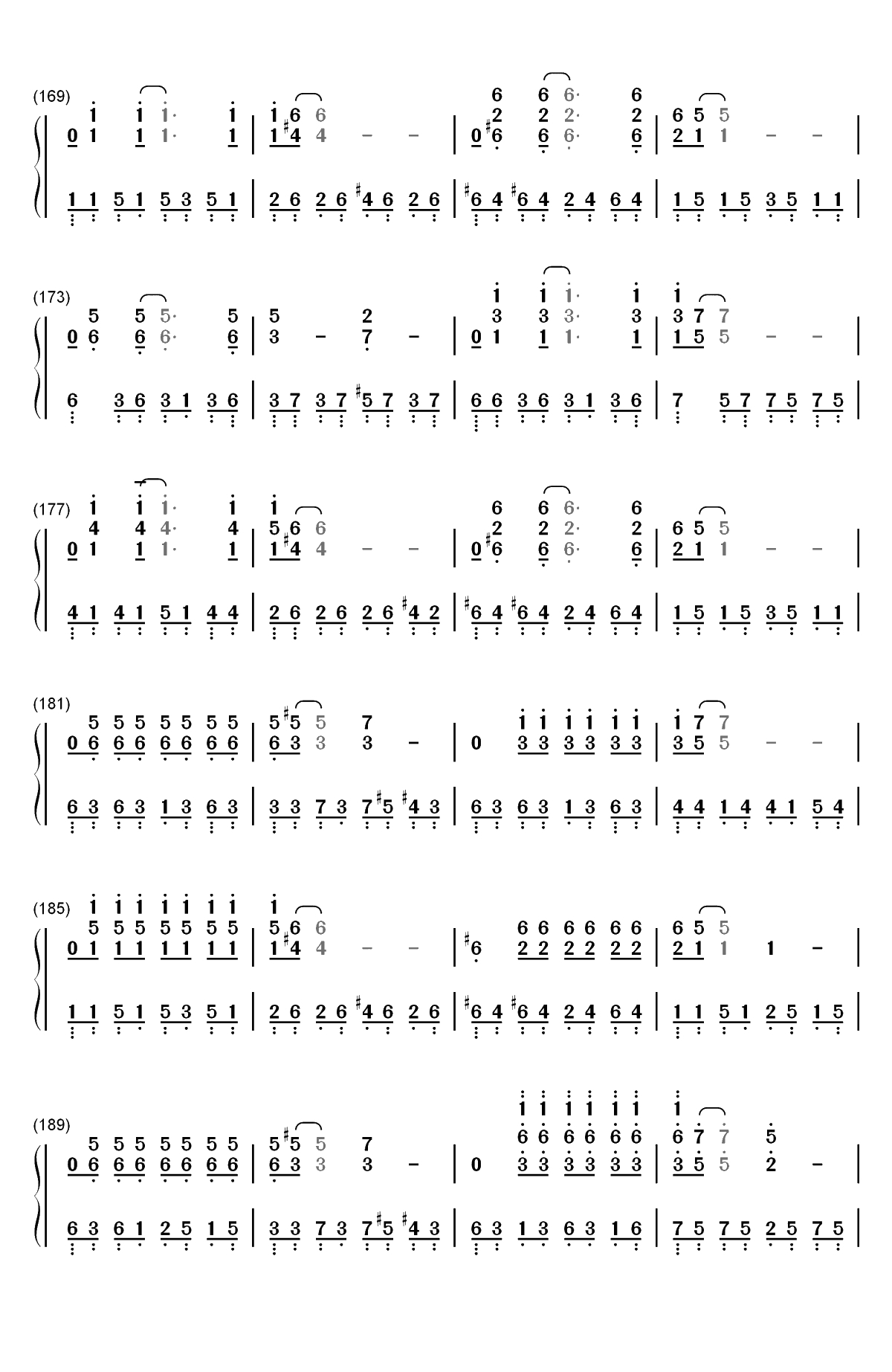 The Night King-权力的游戏第八季OST双手简谱预览9