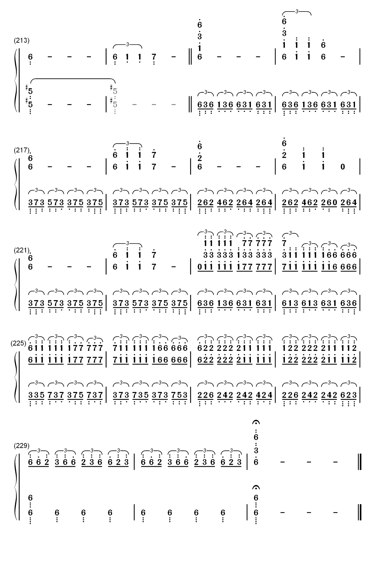 The Night King-权力的游戏第八季OST双手简谱预览11