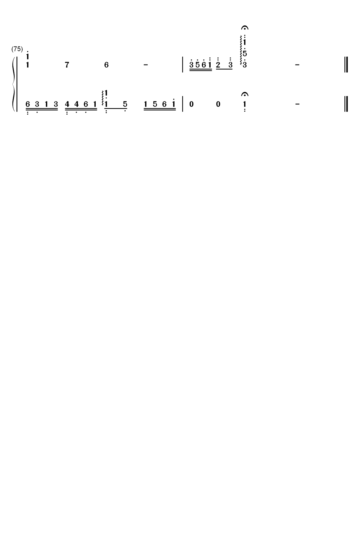 薛之谦经典歌曲串烧双手简谱预览6