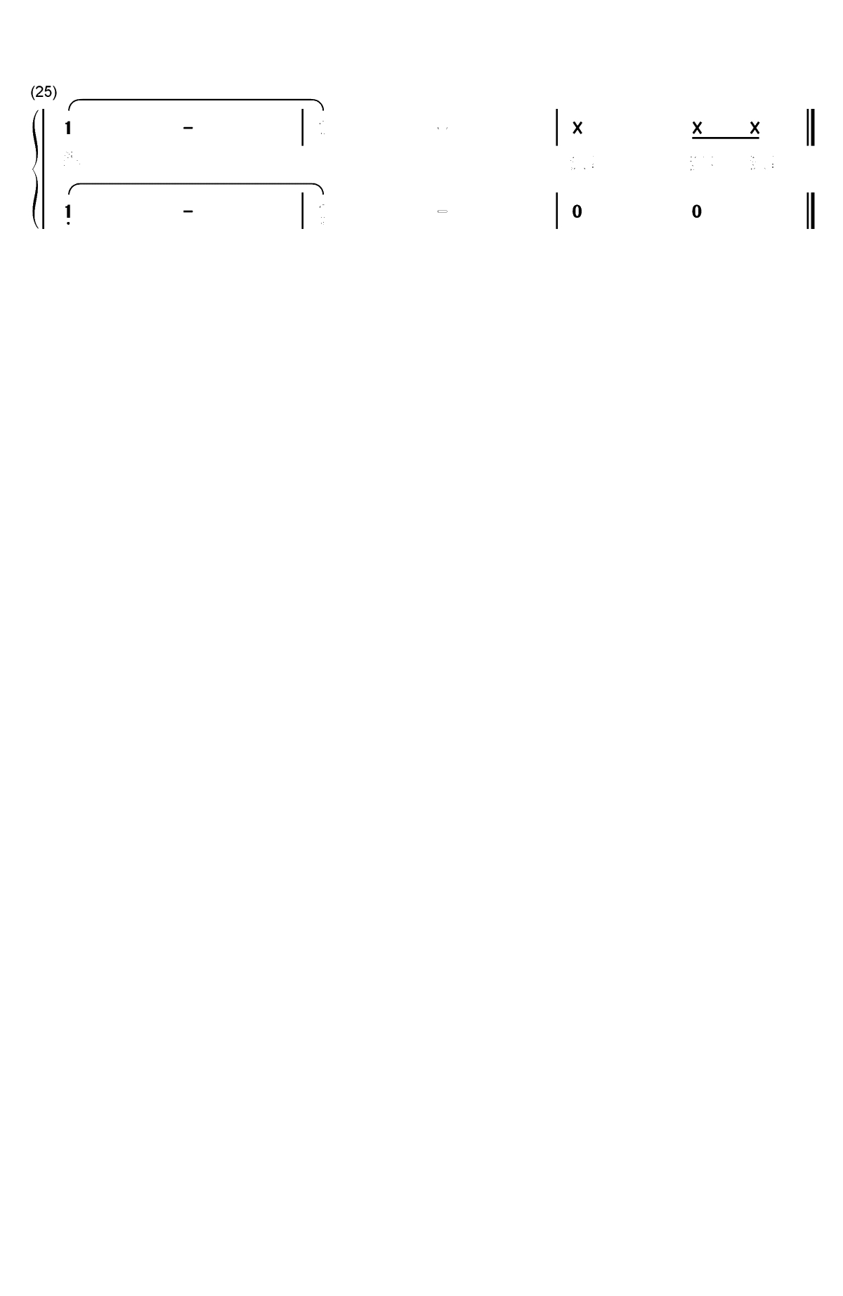 一只小花狗-儿歌双手简谱预览2