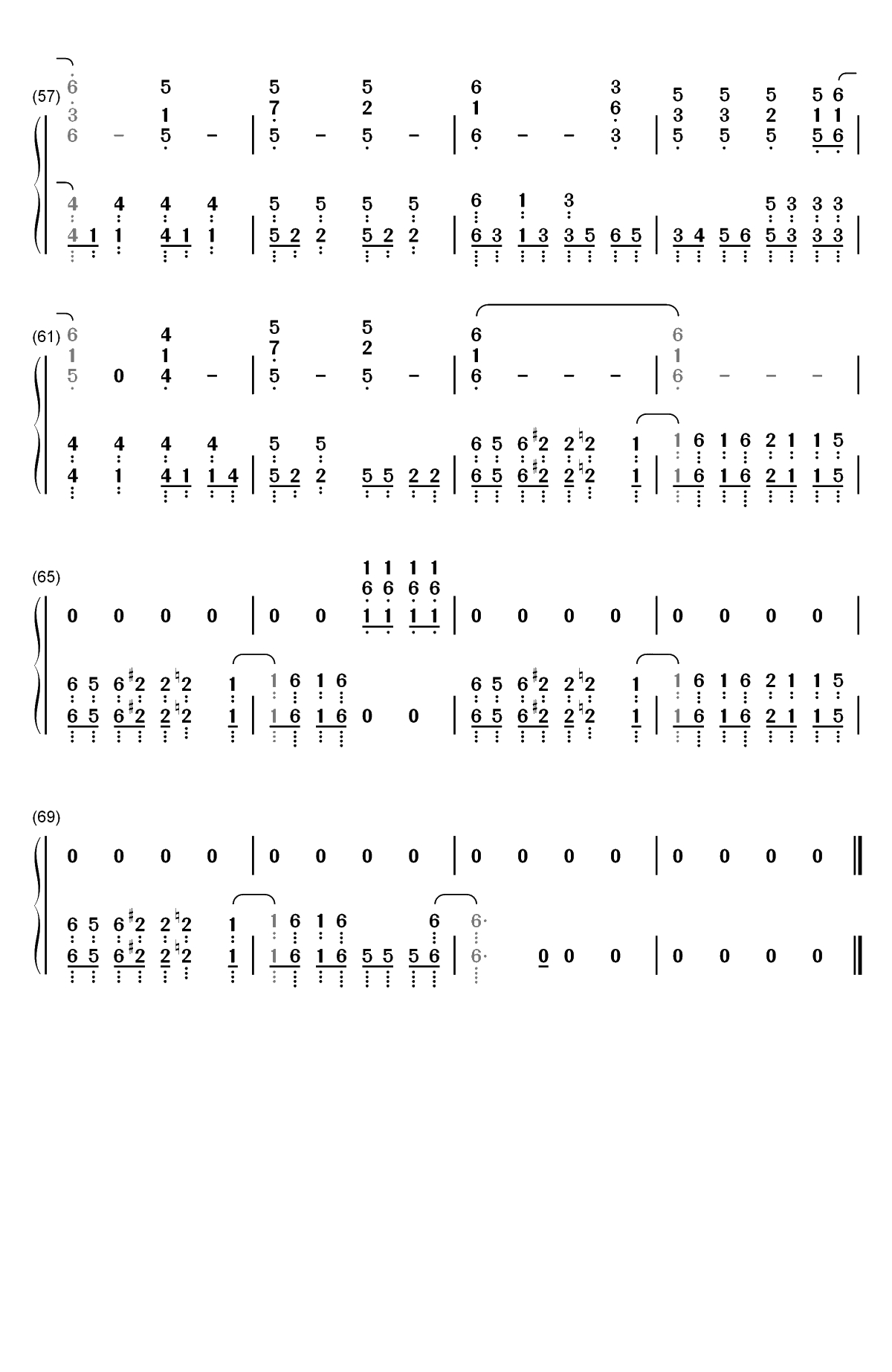 NO-LIMIT-妖精的尾巴 Final Series OP双手简谱预览4