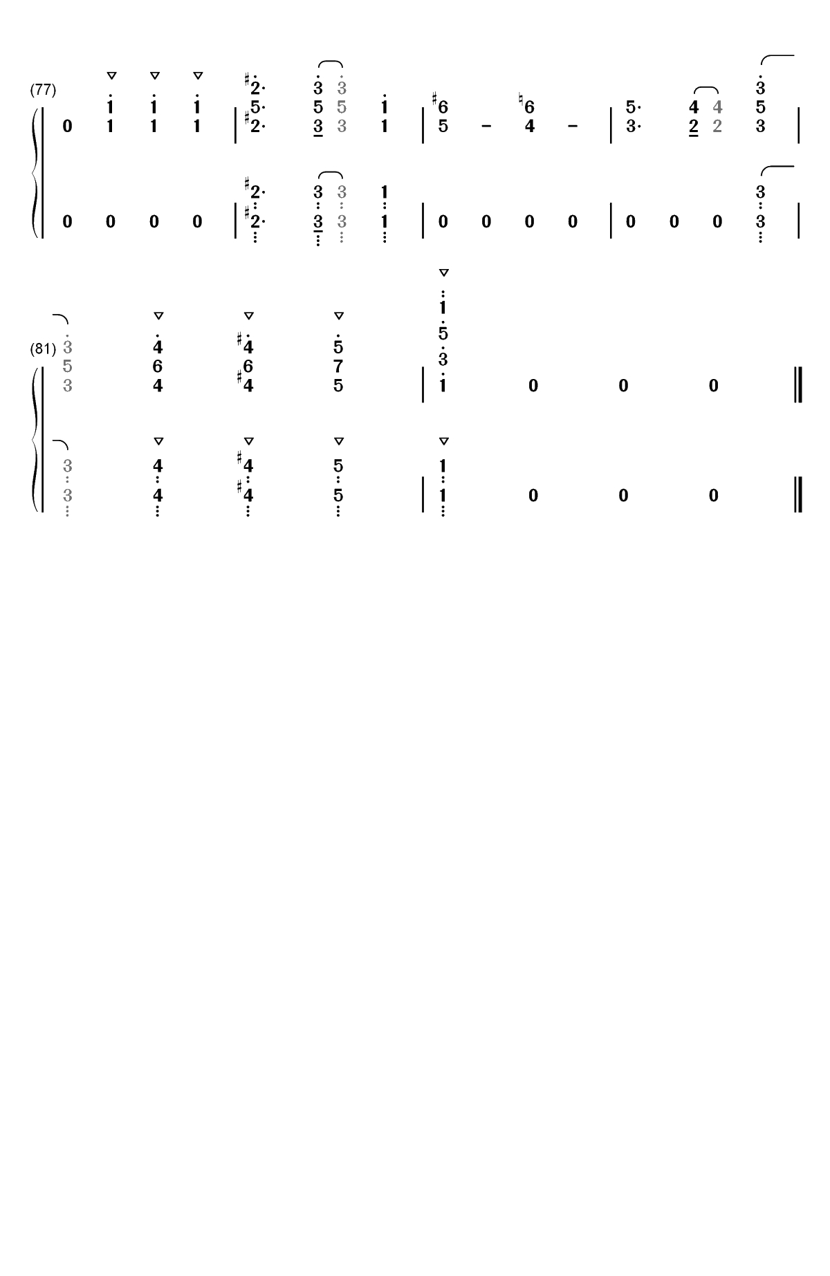 セイシュンゼミナール-我们真的学不来OP双手简谱预览5