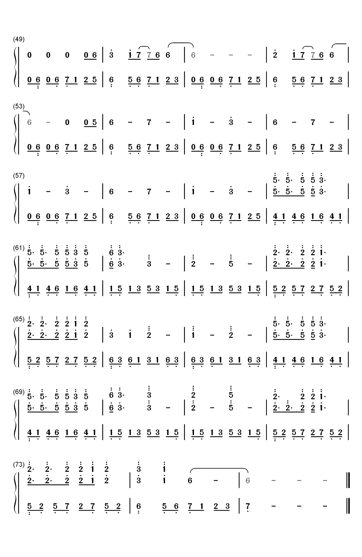 Wake Up-2019年欧洲歌唱大赛双手简谱预览3