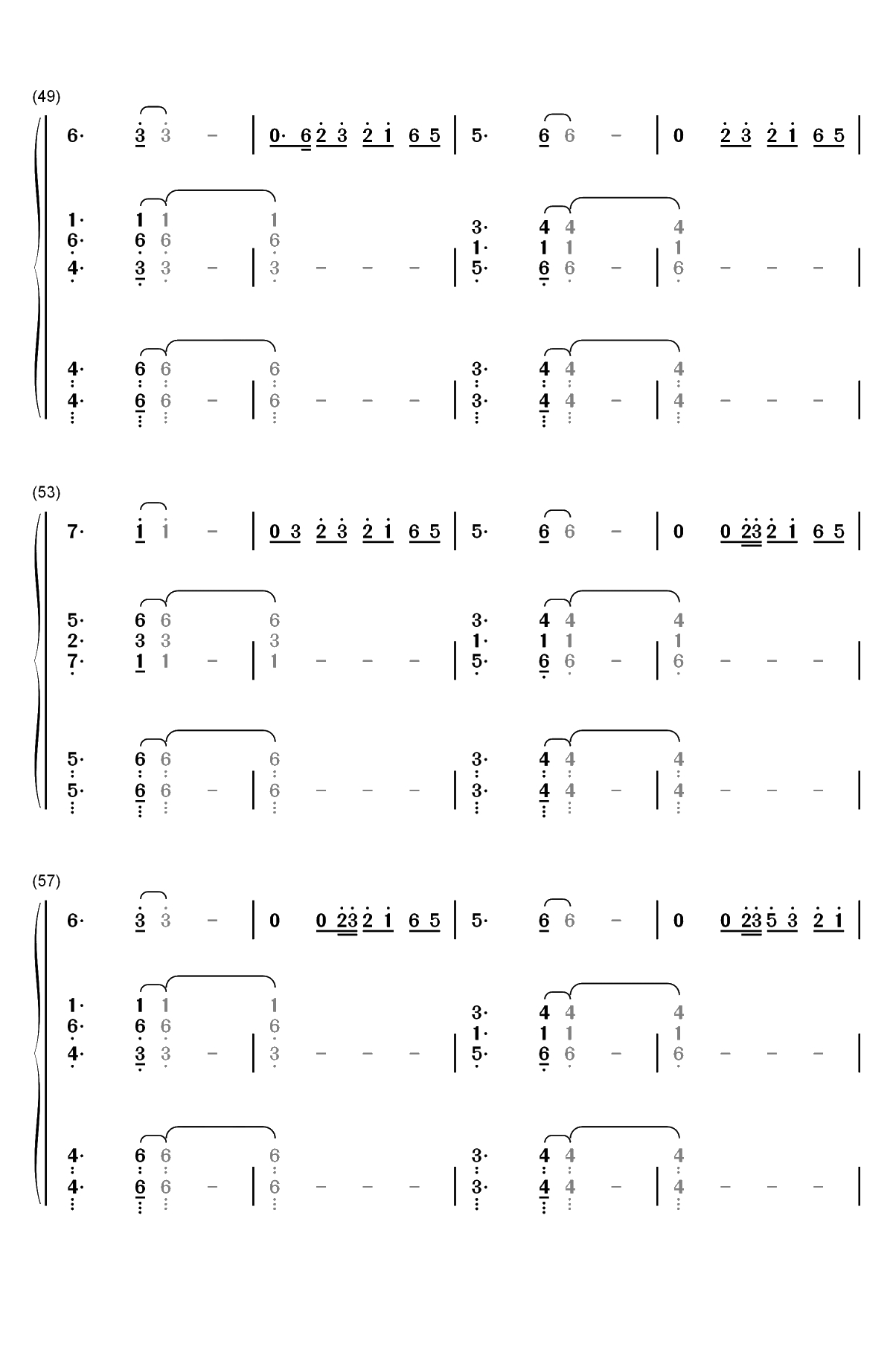 Bruises-Lewis Capaldi双手简谱预览5