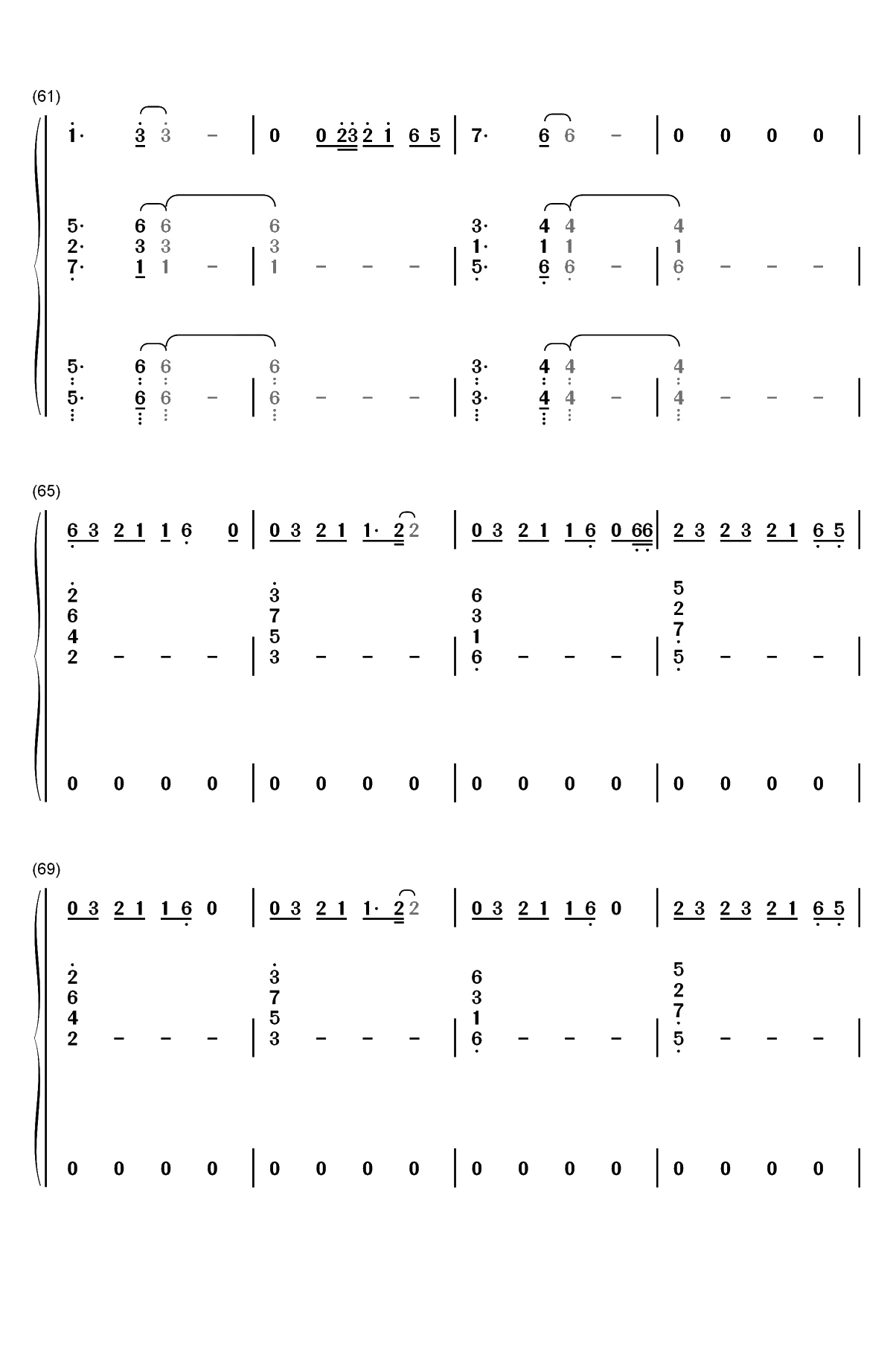 Bruises-Lewis Capaldi双手简谱预览6