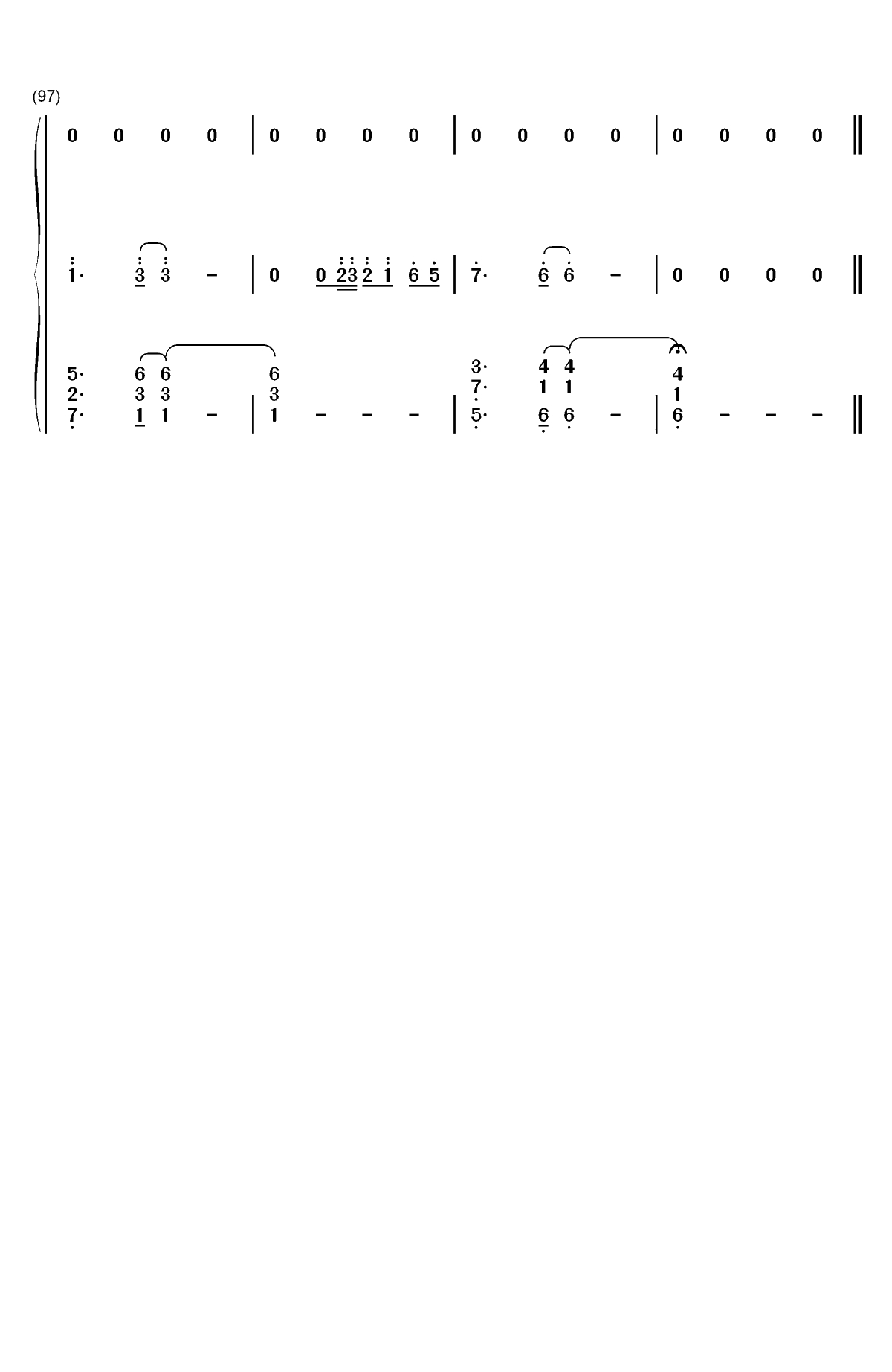 Bruises-Lewis Capaldi双手简谱预览9