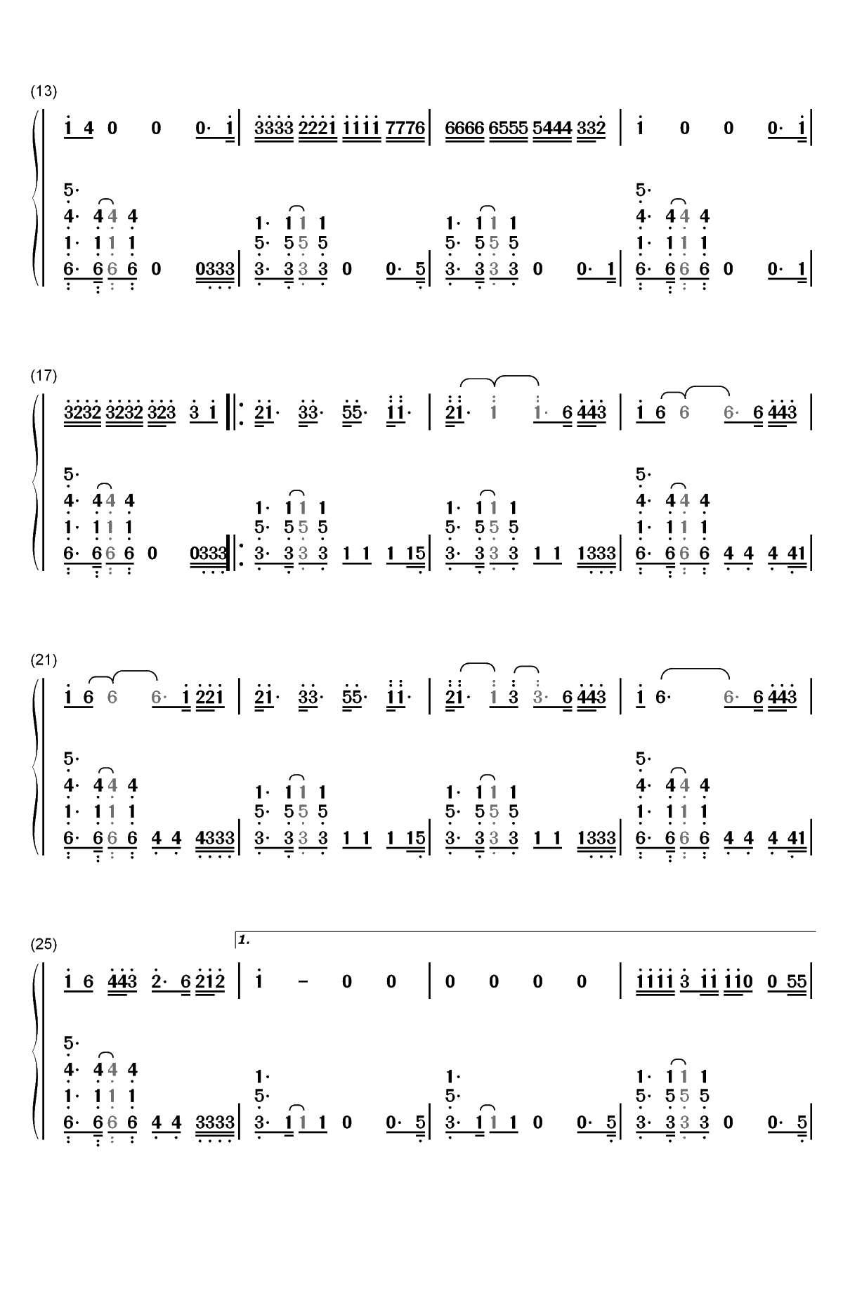 You Need To Calm Down-Taylor Swift双手简谱预览2