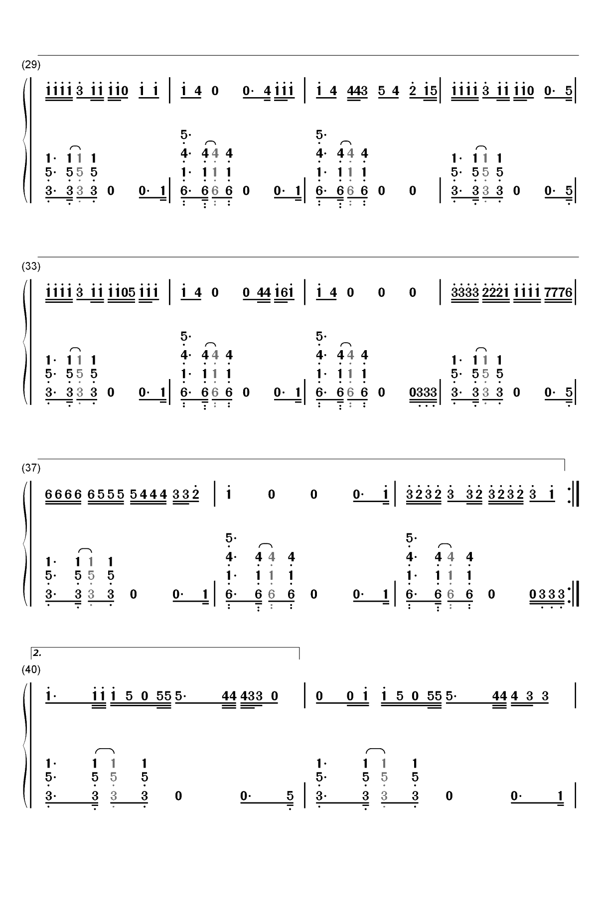 You Need To Calm Down-Taylor Swift双手简谱预览3