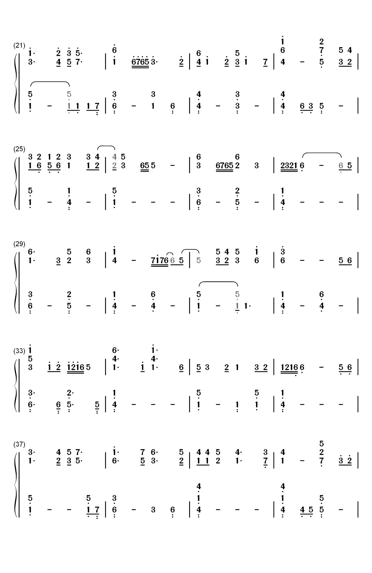 Craigie Hill-Cara Dillon双手简谱预览2