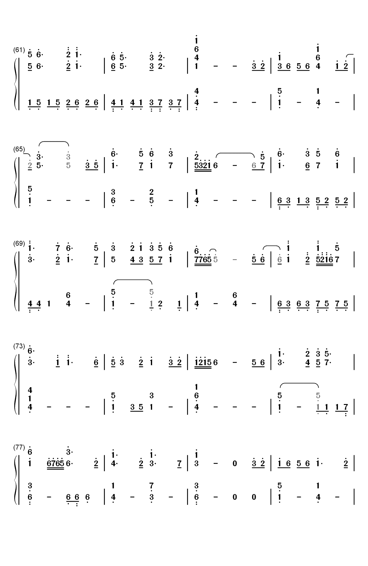 Craigie Hill-Cara Dillon双手简谱预览4
