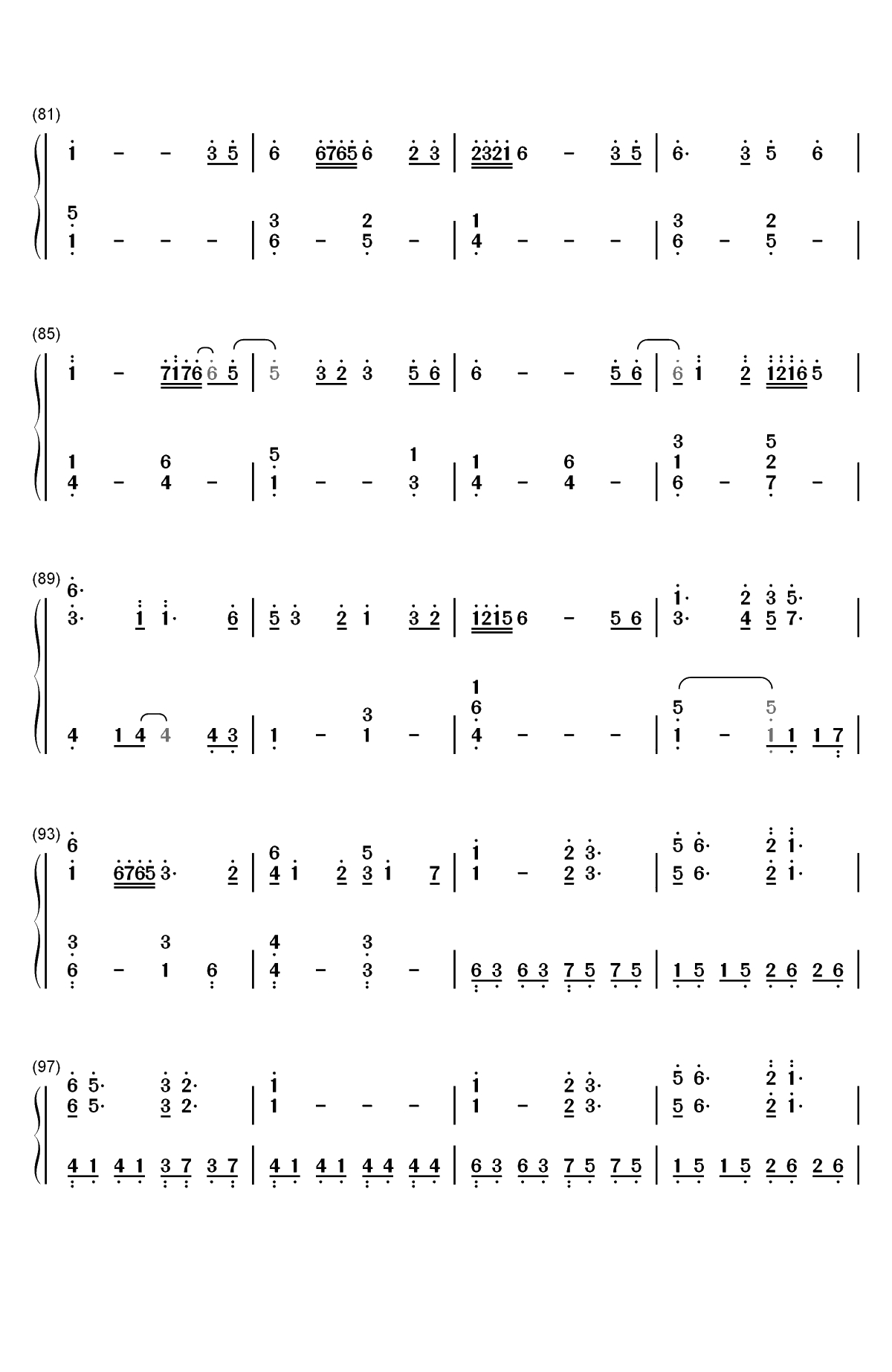 Craigie Hill-Cara Dillon双手简谱预览5