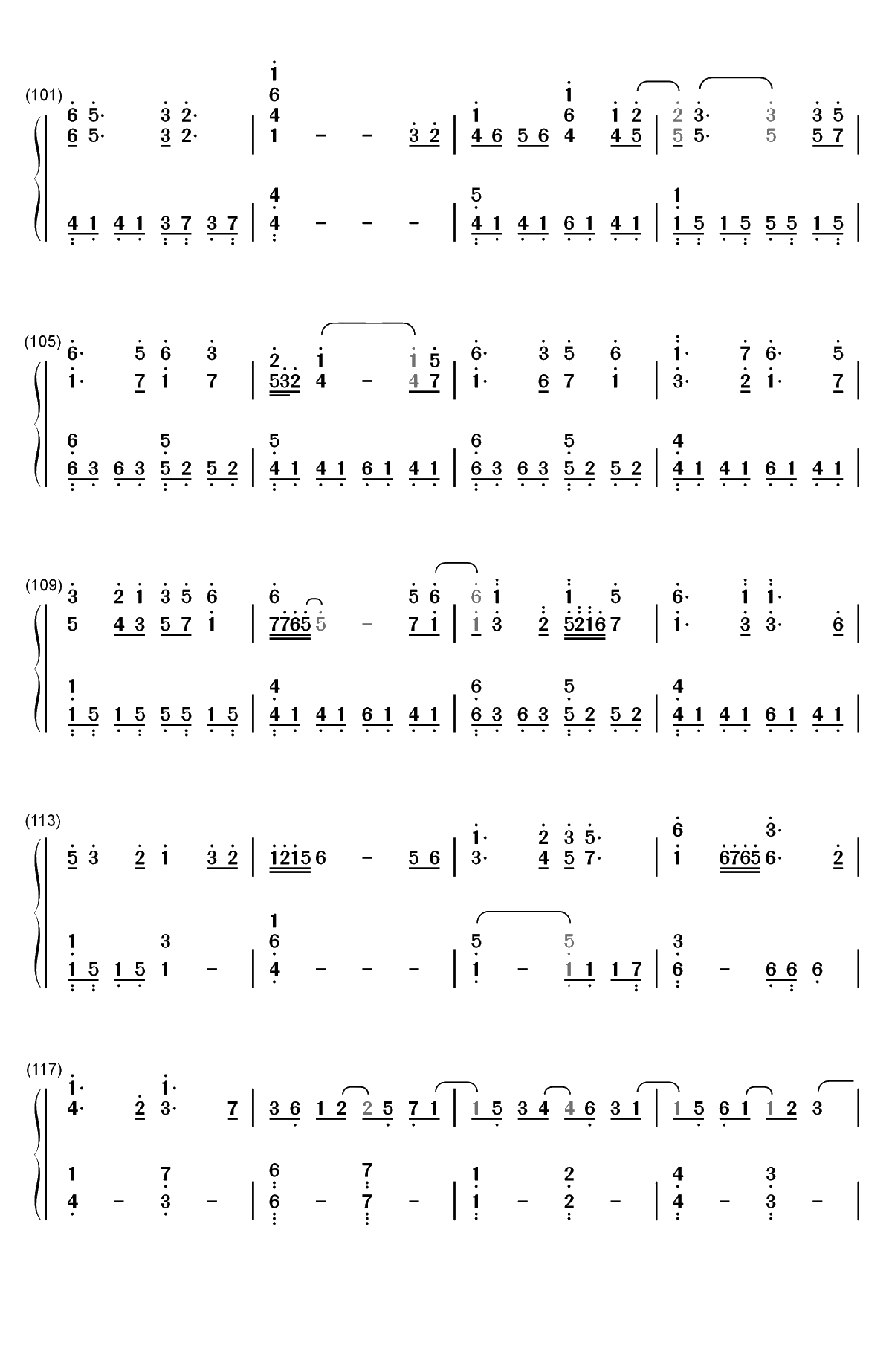 Craigie Hill-Cara Dillon双手简谱预览6