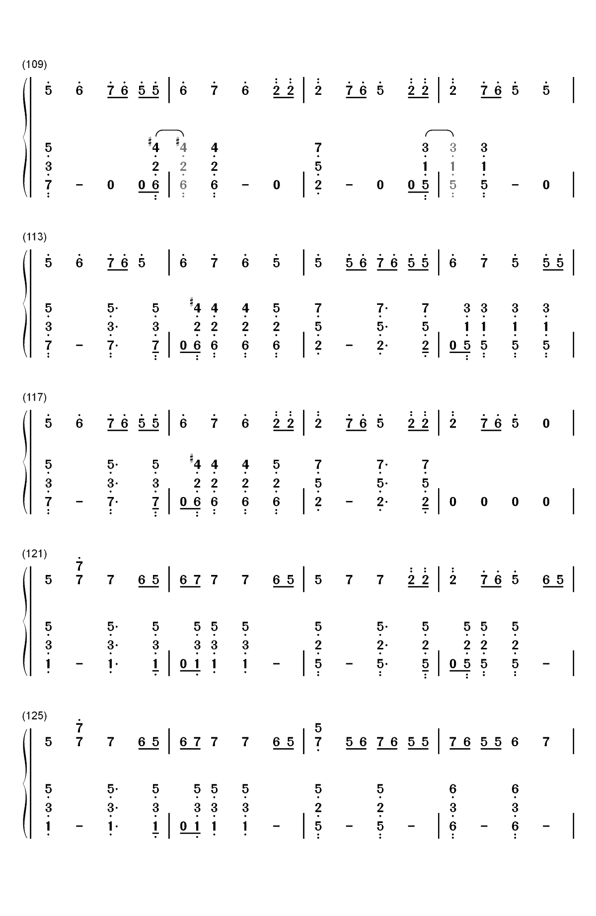 Mess Her Up-Amy Shark双手简谱预览6