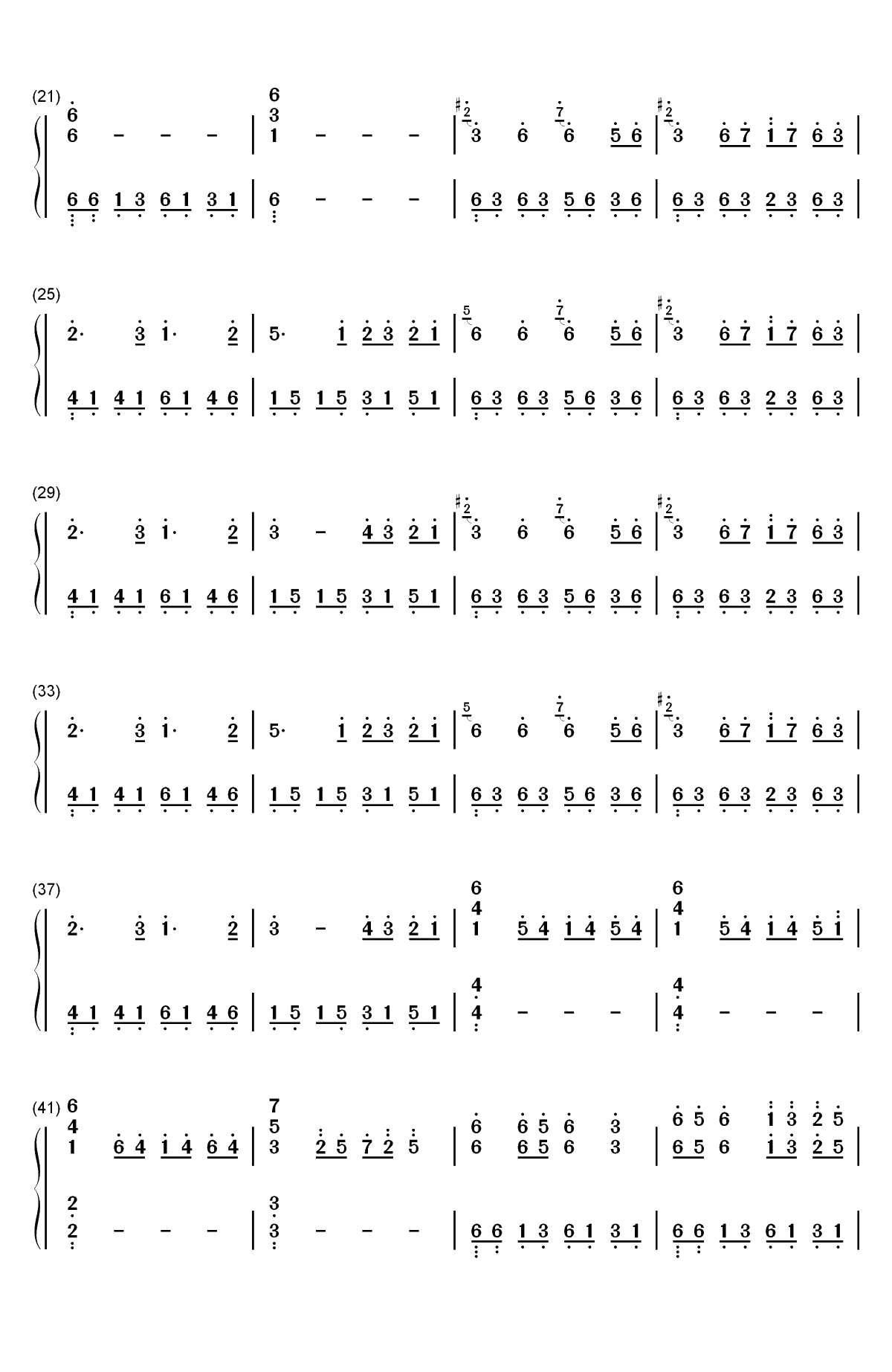 Last of the Wilds-如我西沉-Er&auml;maan viimeinen双手简谱预览2