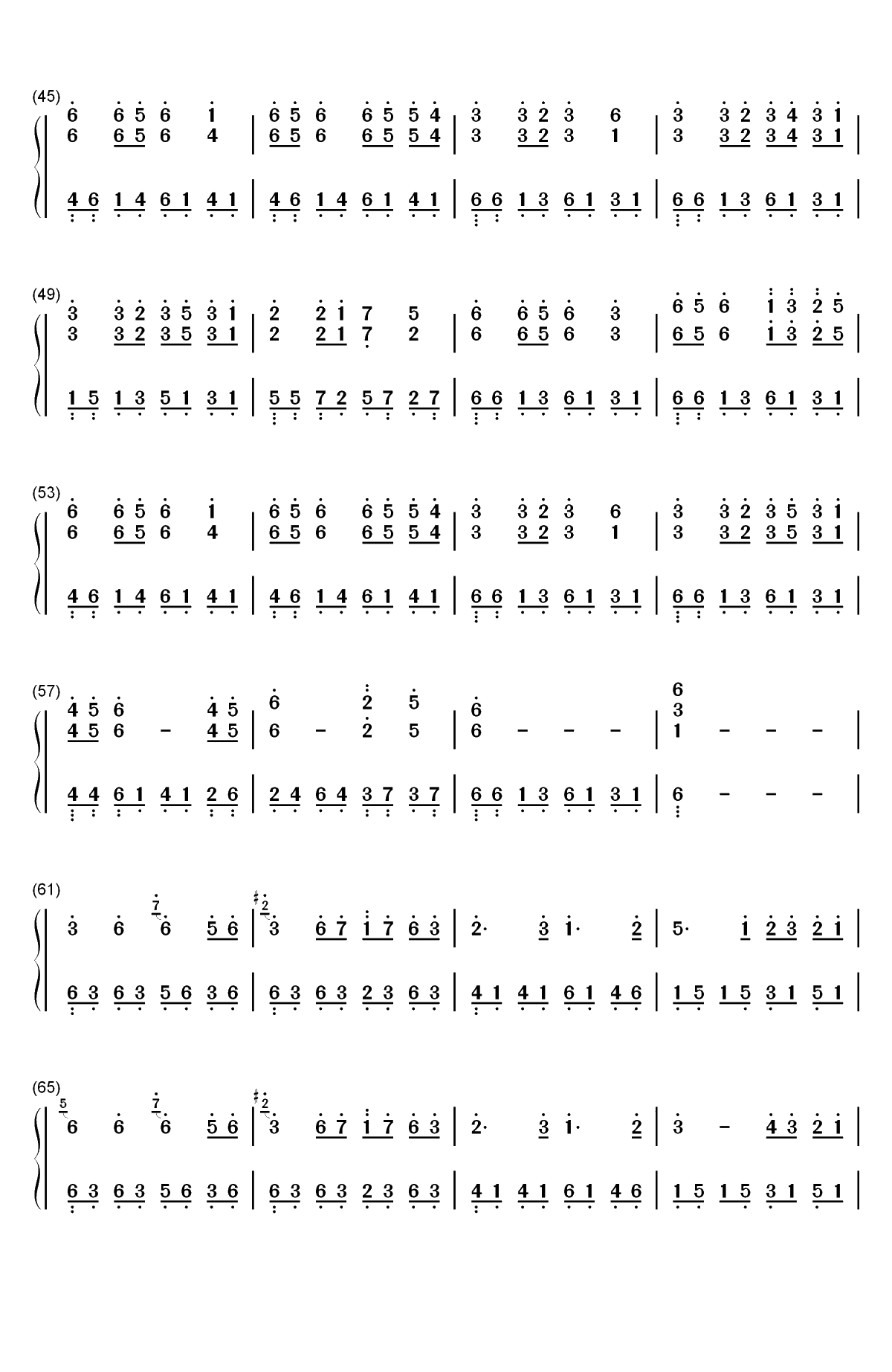 Last of the Wilds-如我西沉-Er&auml;maan viimeinen双手简谱预览3