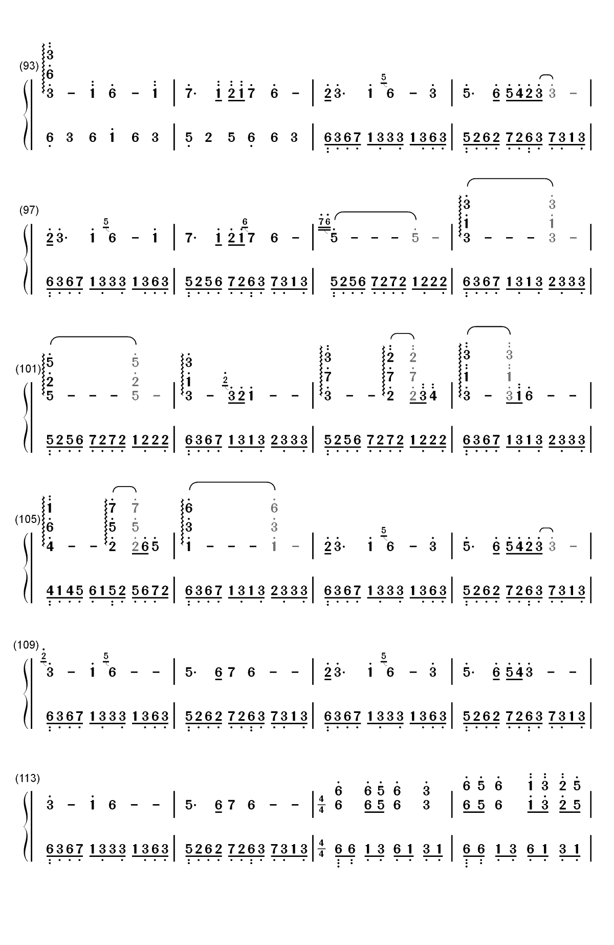 Last of the Wilds-如我西沉-Er&auml;maan viimeinen双手简谱预览5