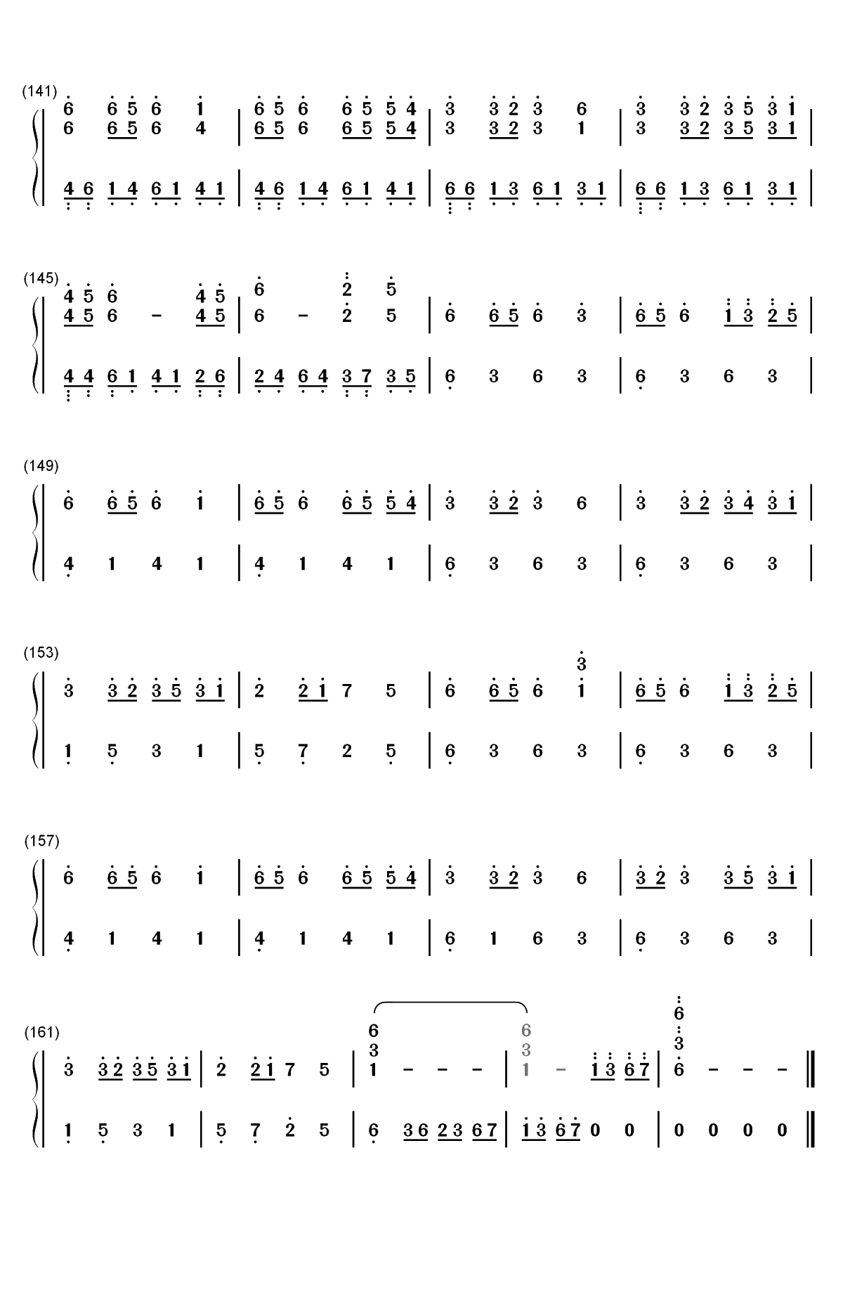 Last of the Wilds-如我西沉-Er&auml;maan viimeinen双手简谱预览7