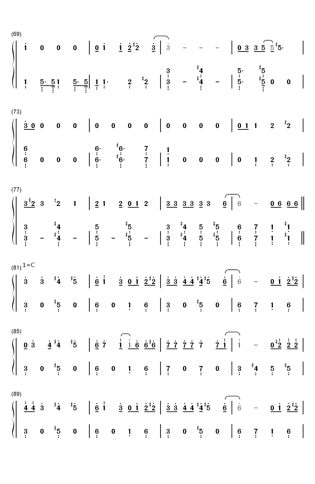 Friend Like Me-阿拉丁OST双手简谱预览4