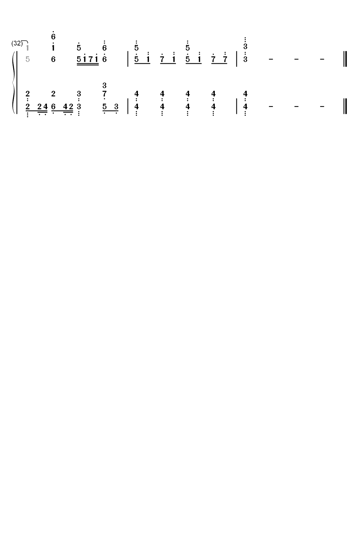 グレイ-路人超能100 ⅡED双手简谱预览3