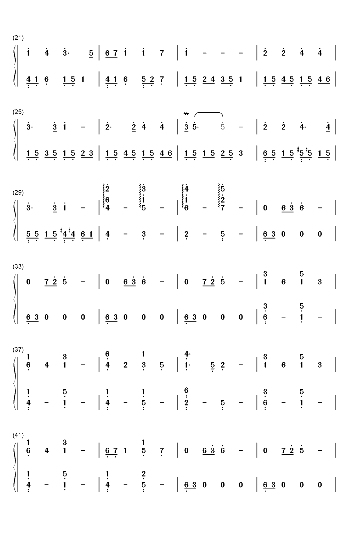 Majesty of the Lake-Dan Gibson双手简谱预览2