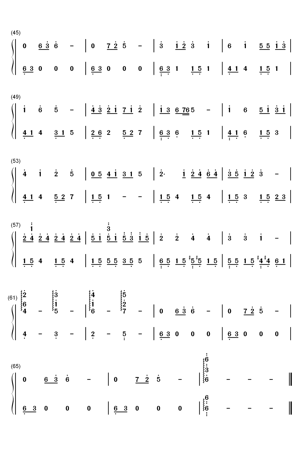 Majesty of the Lake-Dan Gibson双手简谱预览3