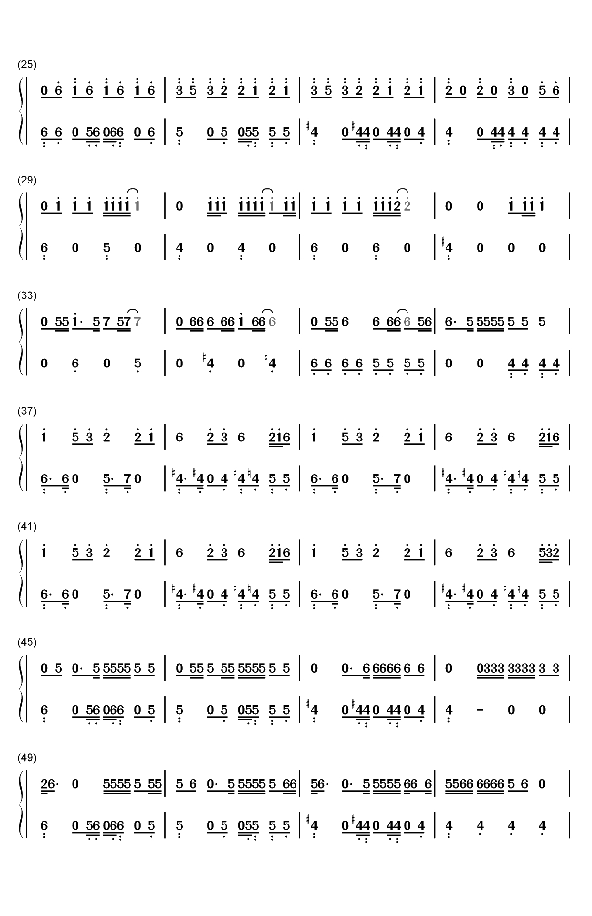 Summer Days-Martin Garrix双手简谱预览2