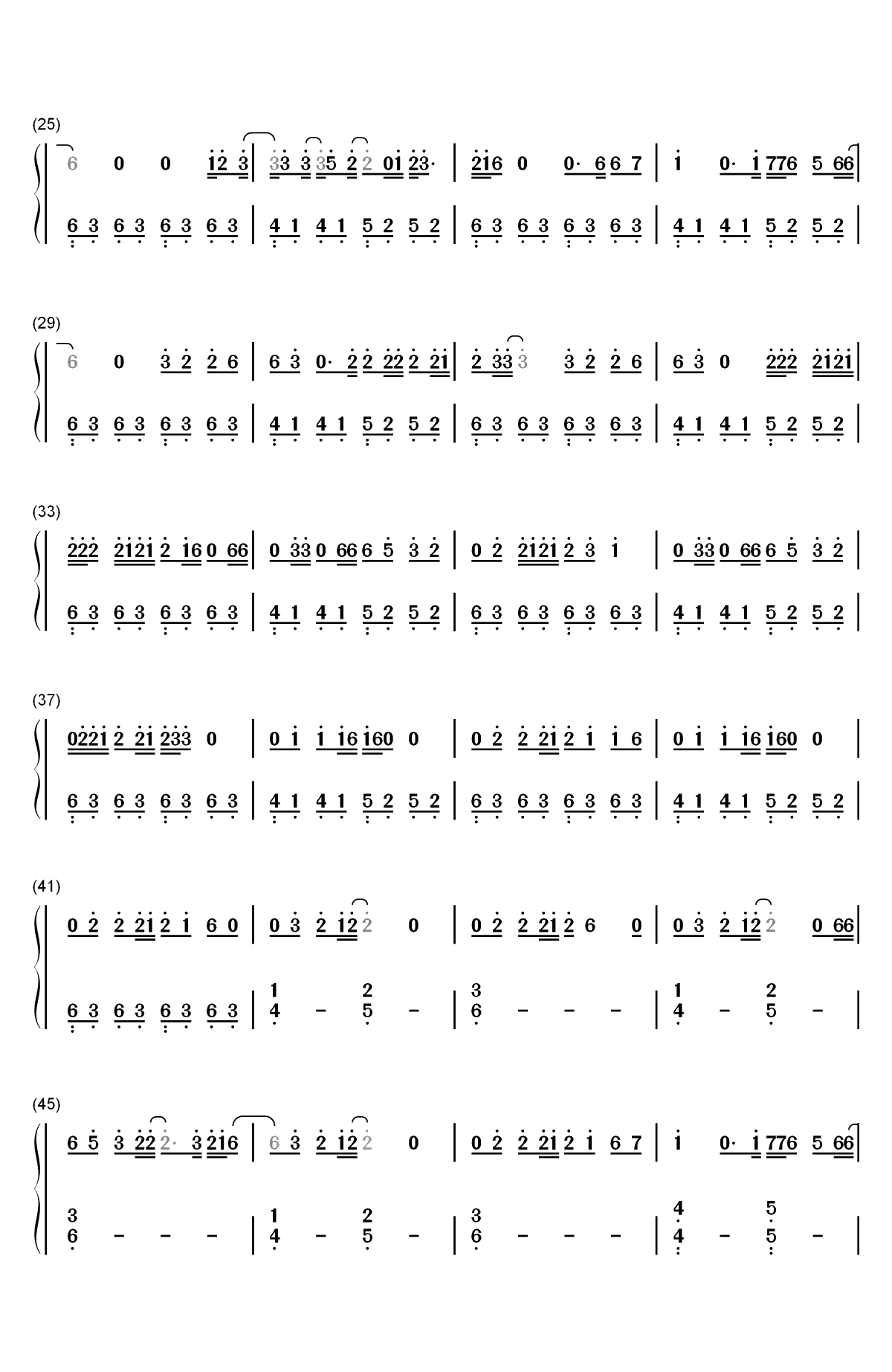 That Girl-那个女孩-Olly Murs双手简谱预览2