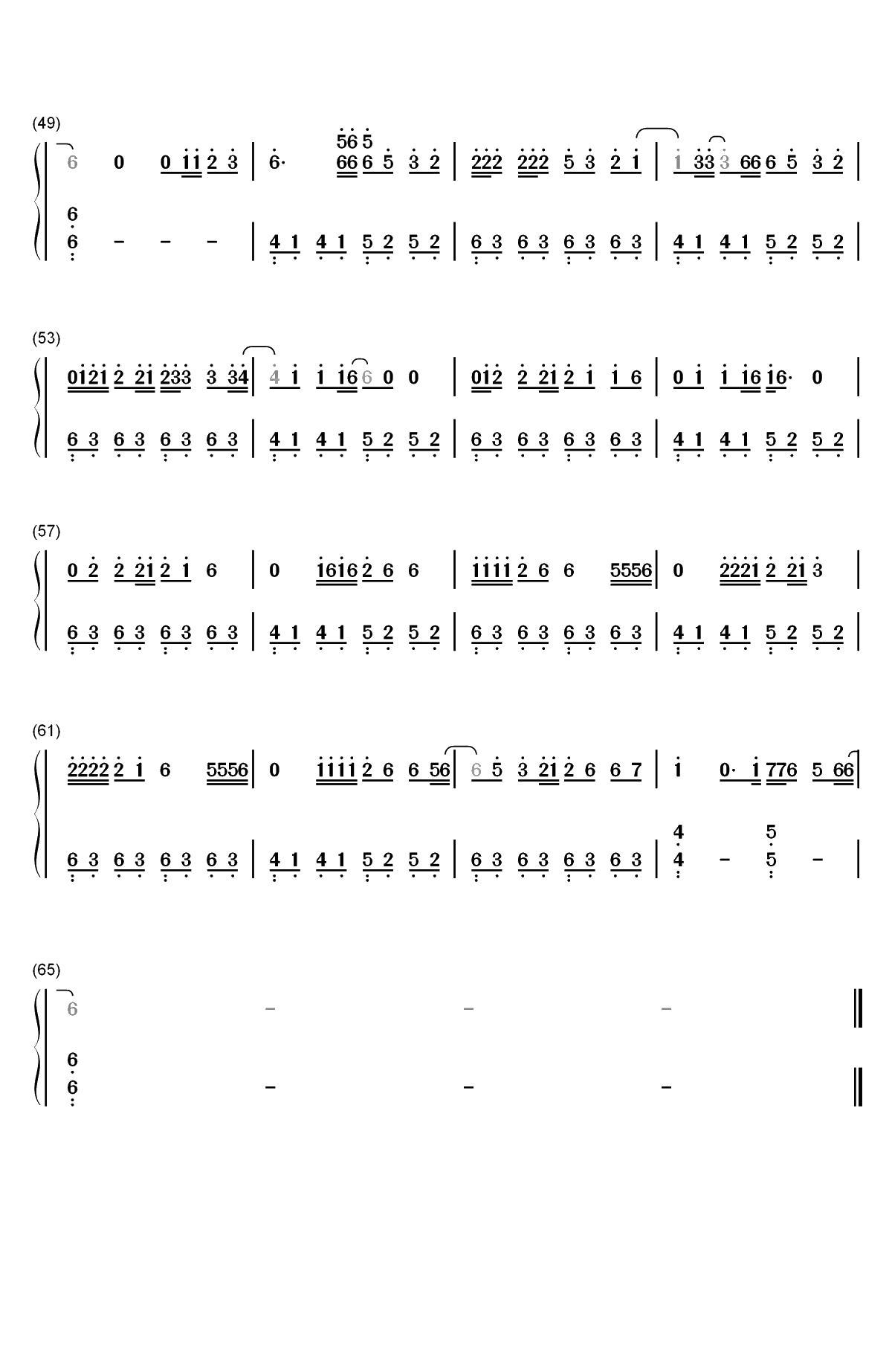 That Girl-那个女孩-Olly Murs双手简谱预览3