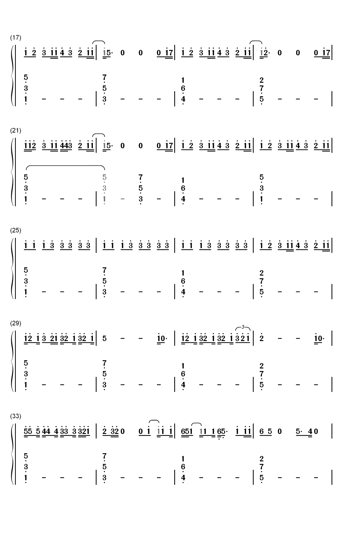 All Loved Up-Amy Shark双手简谱预览2