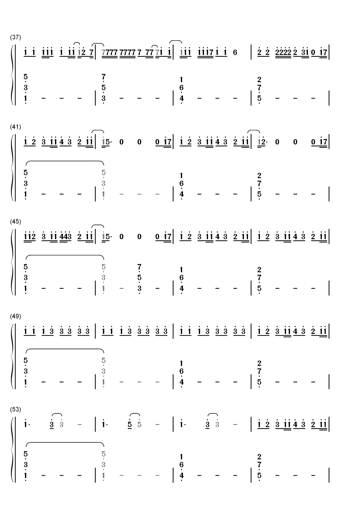 All Loved Up-Amy Shark双手简谱预览3