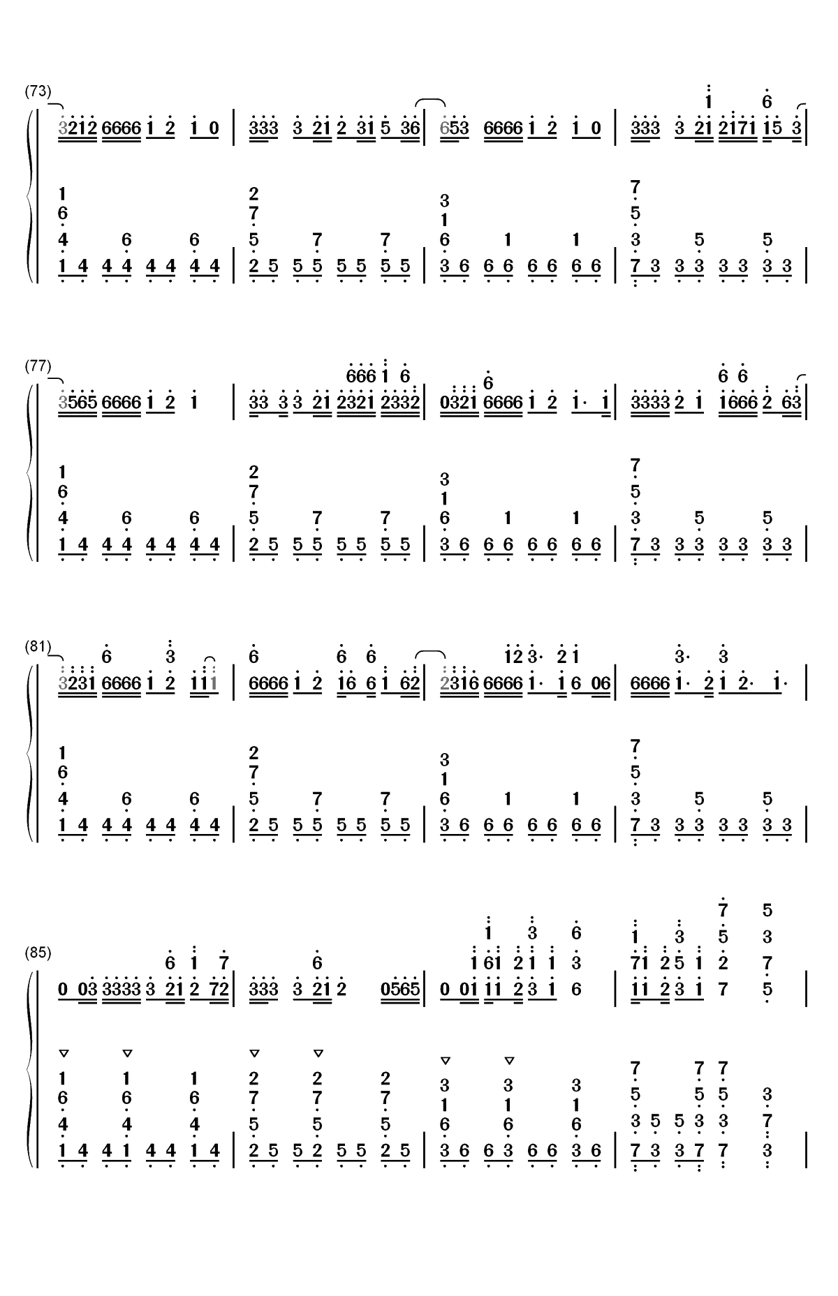 I Know What You Did Last Summer双手简谱预览5