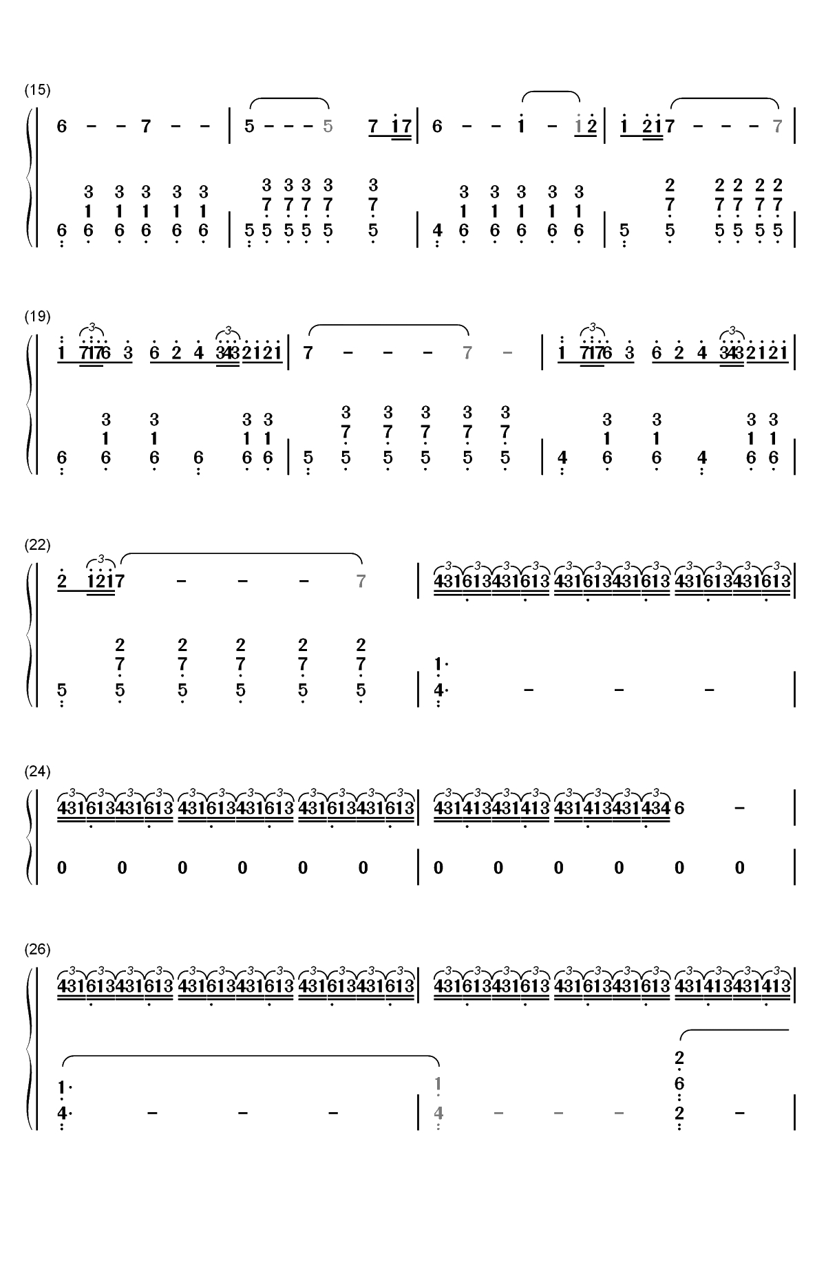 The Whole Truth-Carlos Cipa双手简谱预览2