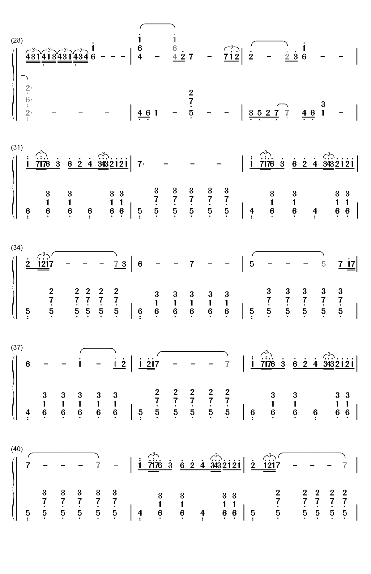 The Whole Truth-Carlos Cipa双手简谱预览3
