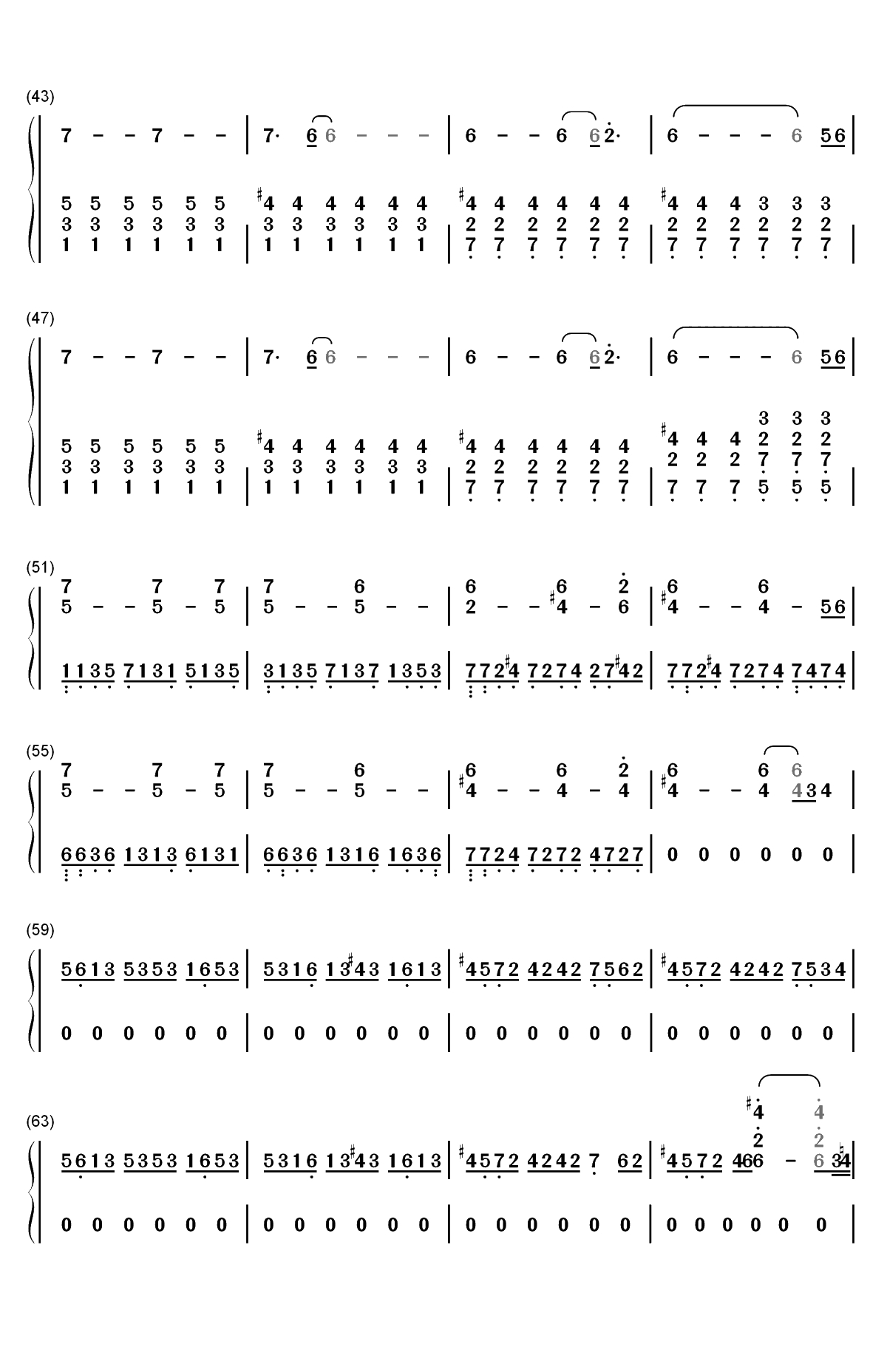 The Whole Truth-Carlos Cipa双手简谱预览4