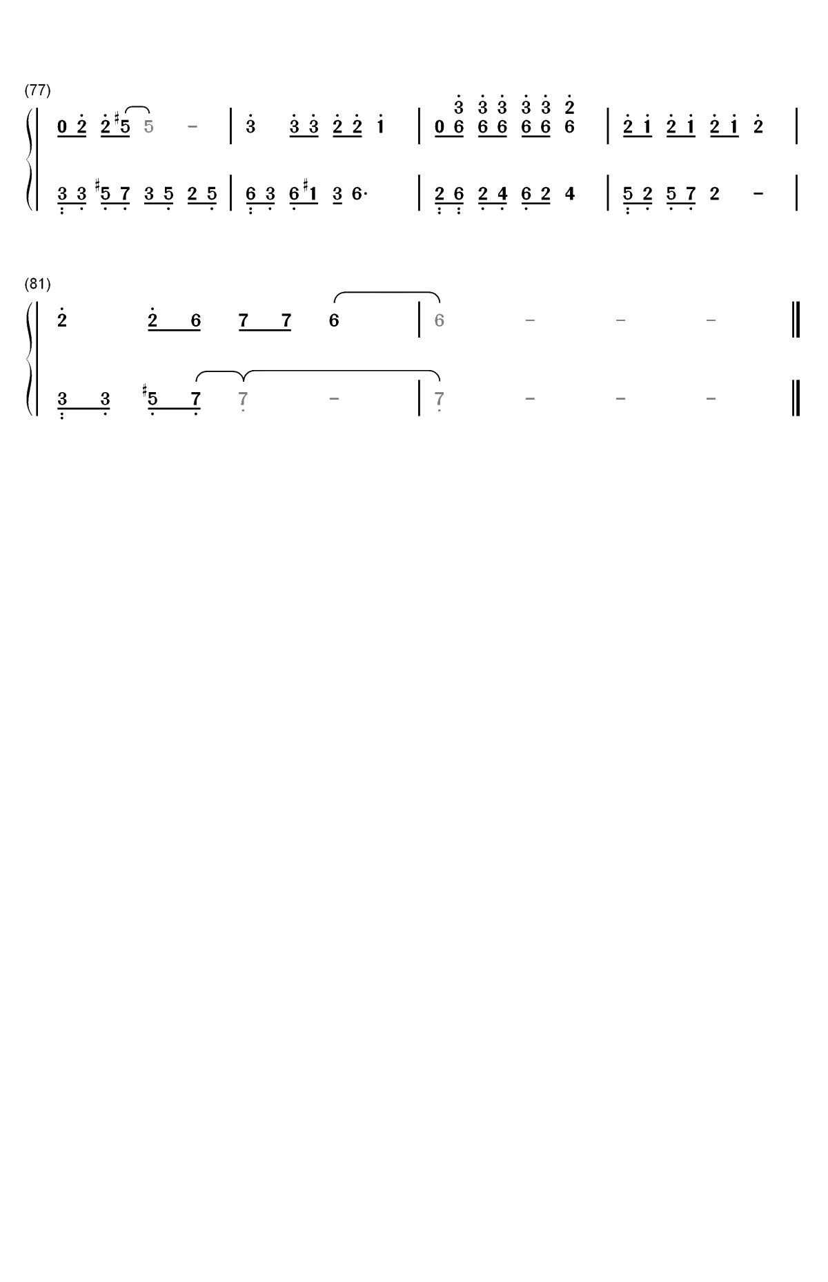 IM OK-iKon双手简谱预览5