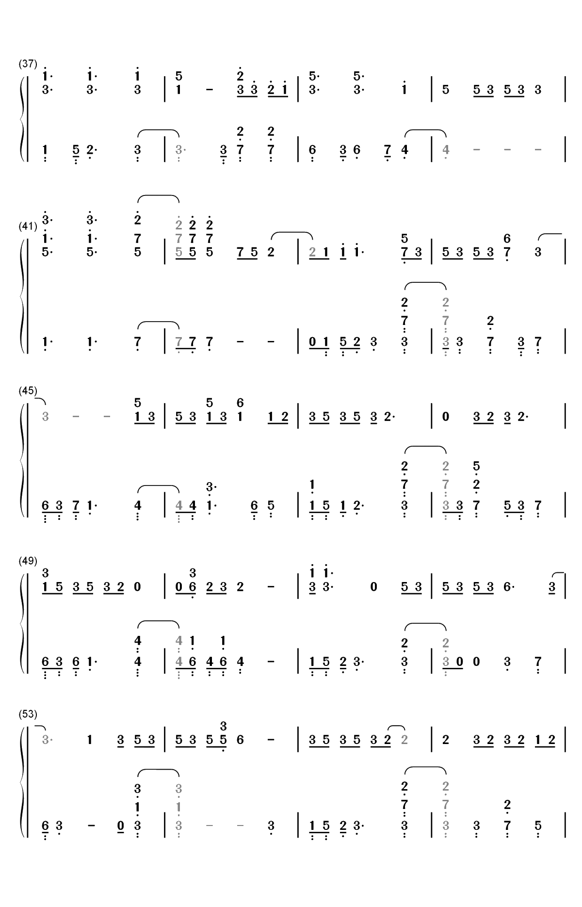 BBIBBI-IU-李知恩双手简谱预览3