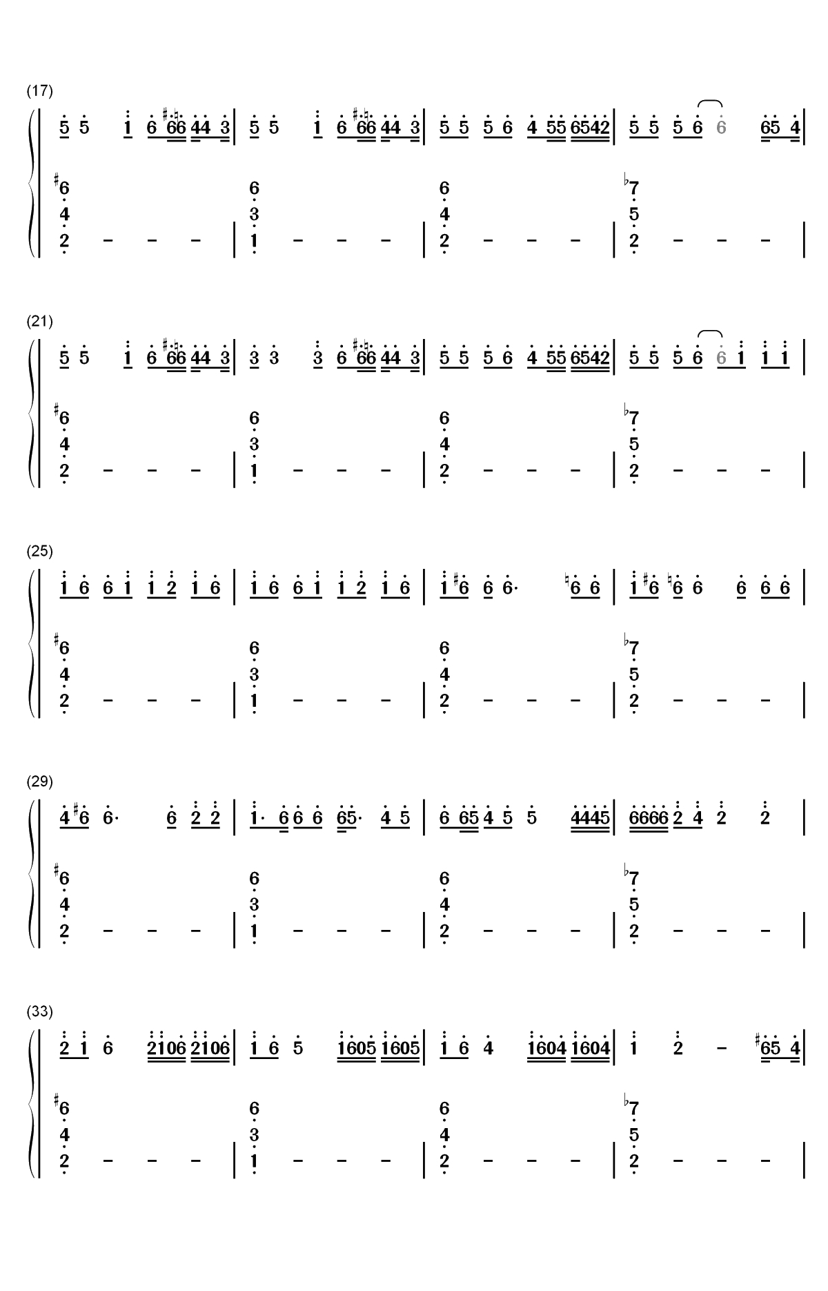 Boyfriend-Ariana Grande ft Social House双手简谱预览2