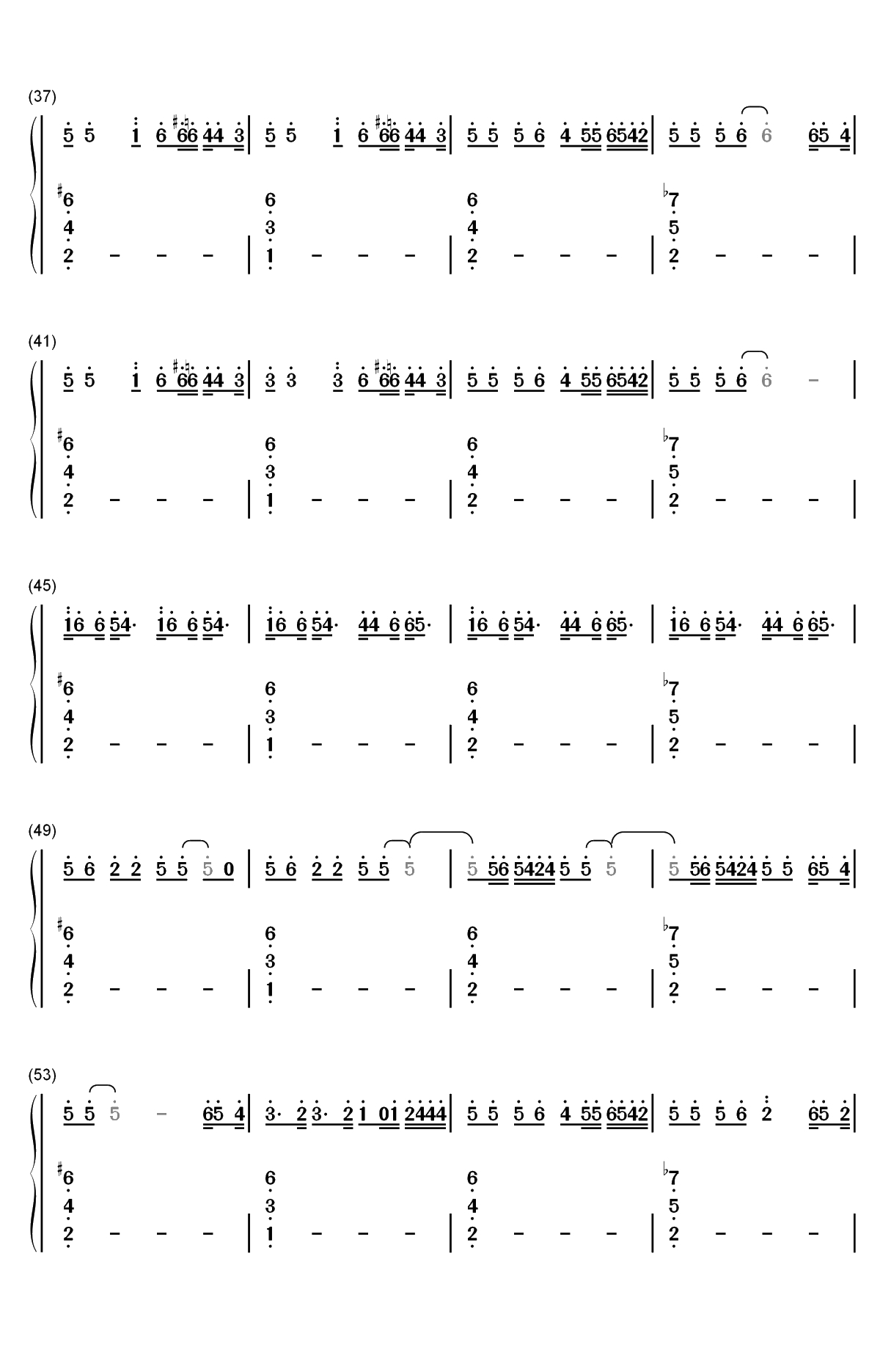 Boyfriend-Ariana Grande ft Social House双手简谱预览3