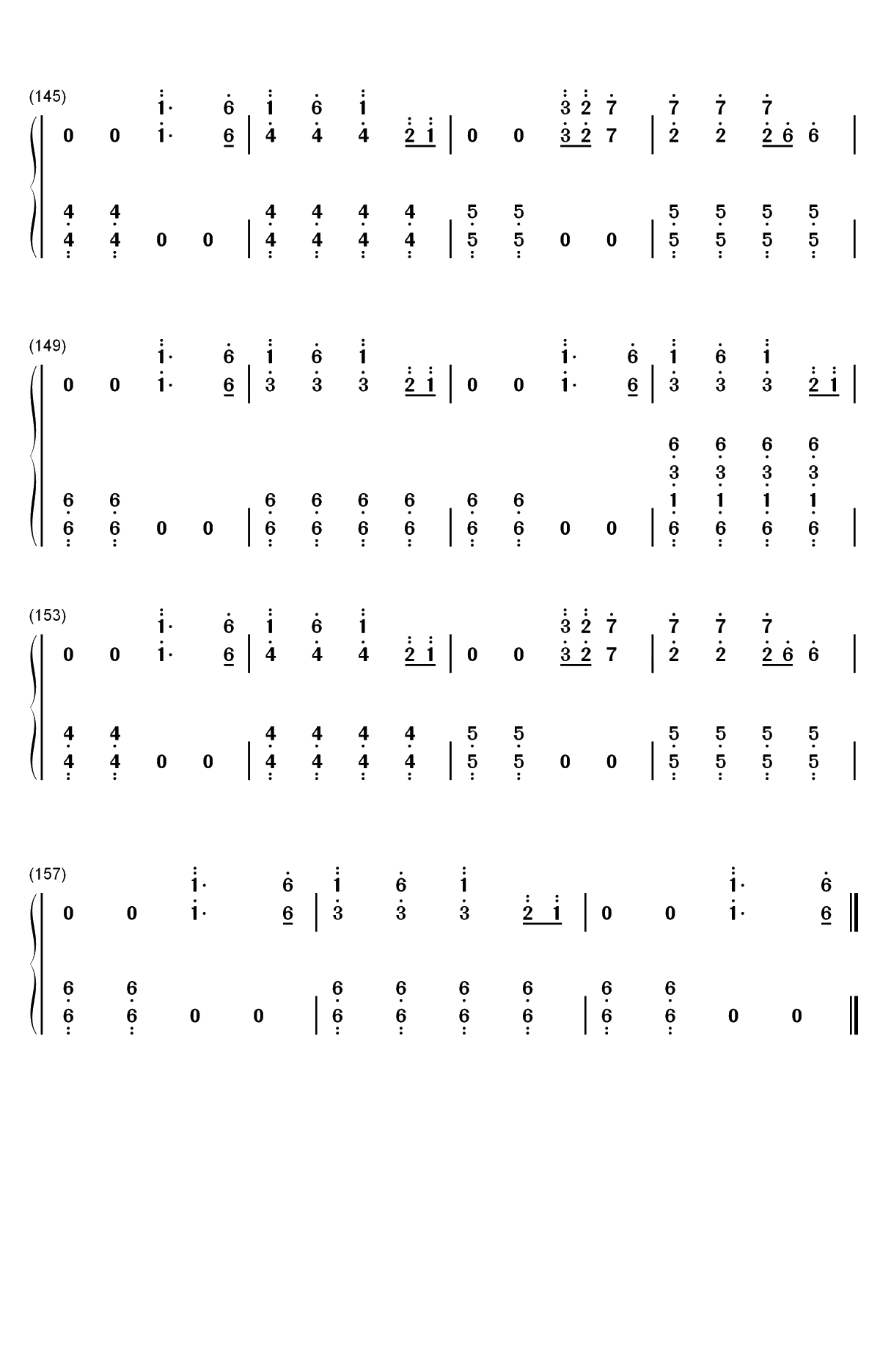Back to Beautiful双手简谱预览9
