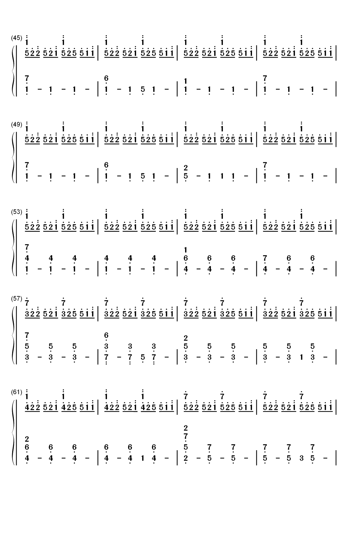 City of Tears-空洞骑士OST双手简谱预览3