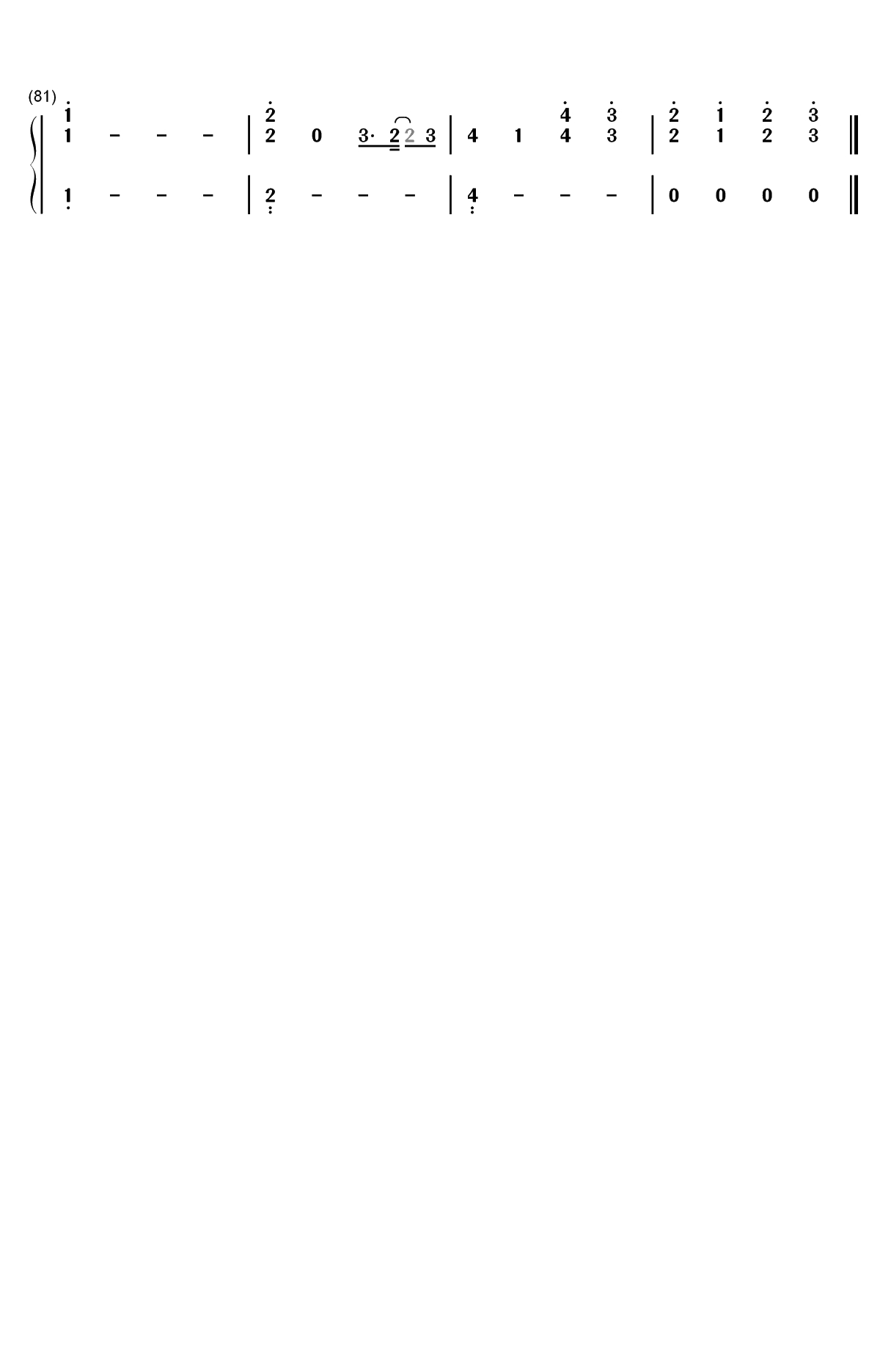 Into Happiness-Phantogram双手简谱预览4