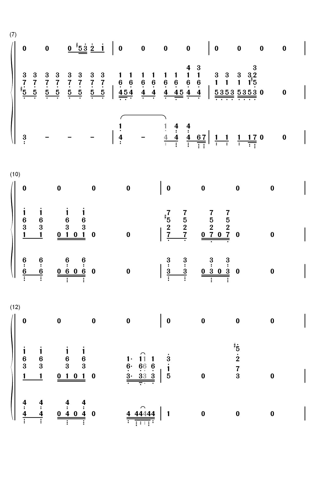 A Winters Ball-汉密尔顿音乐剧插曲双手简谱预览2